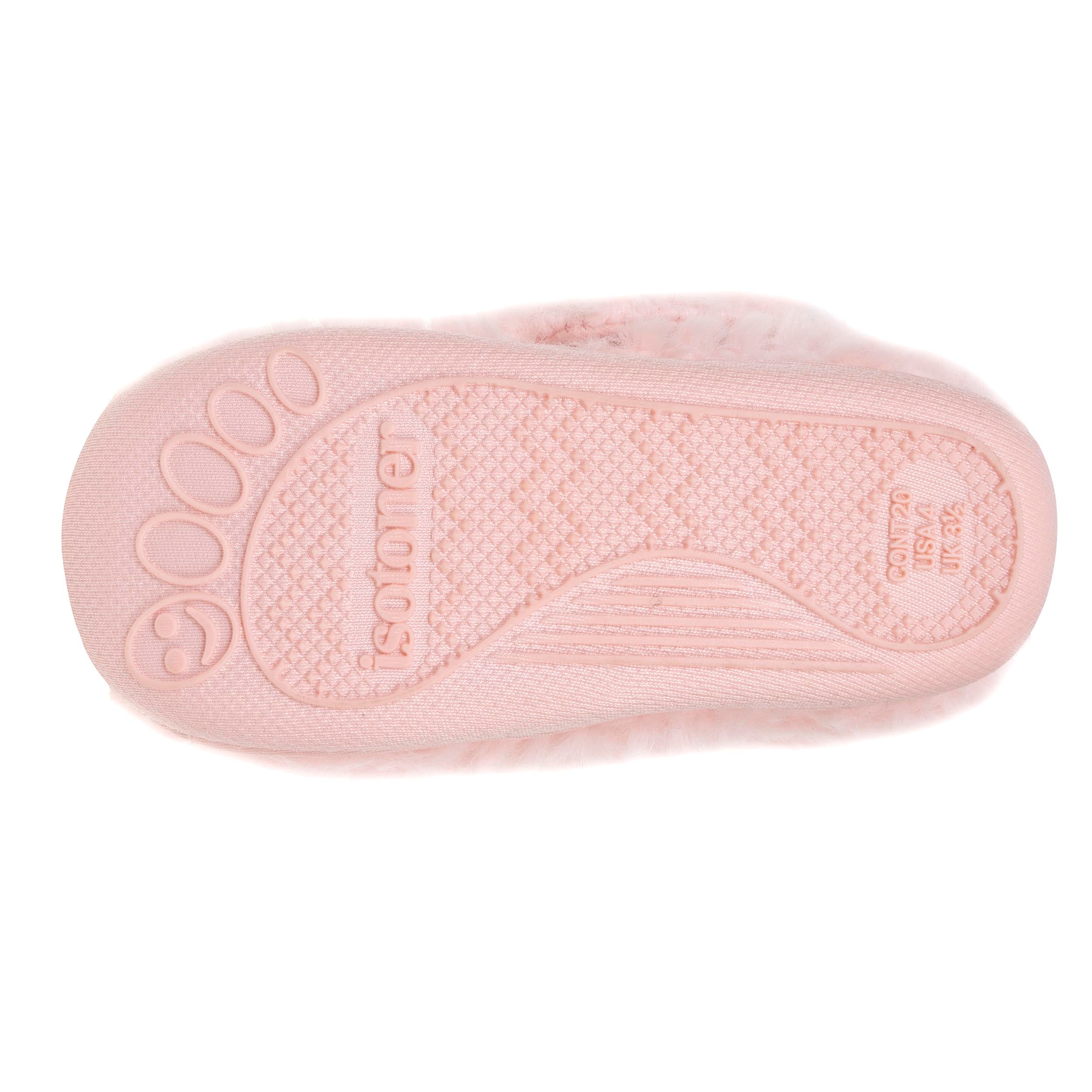 isotoner-chaussons-bottillons-scratch-b-b-rose-chat image 4