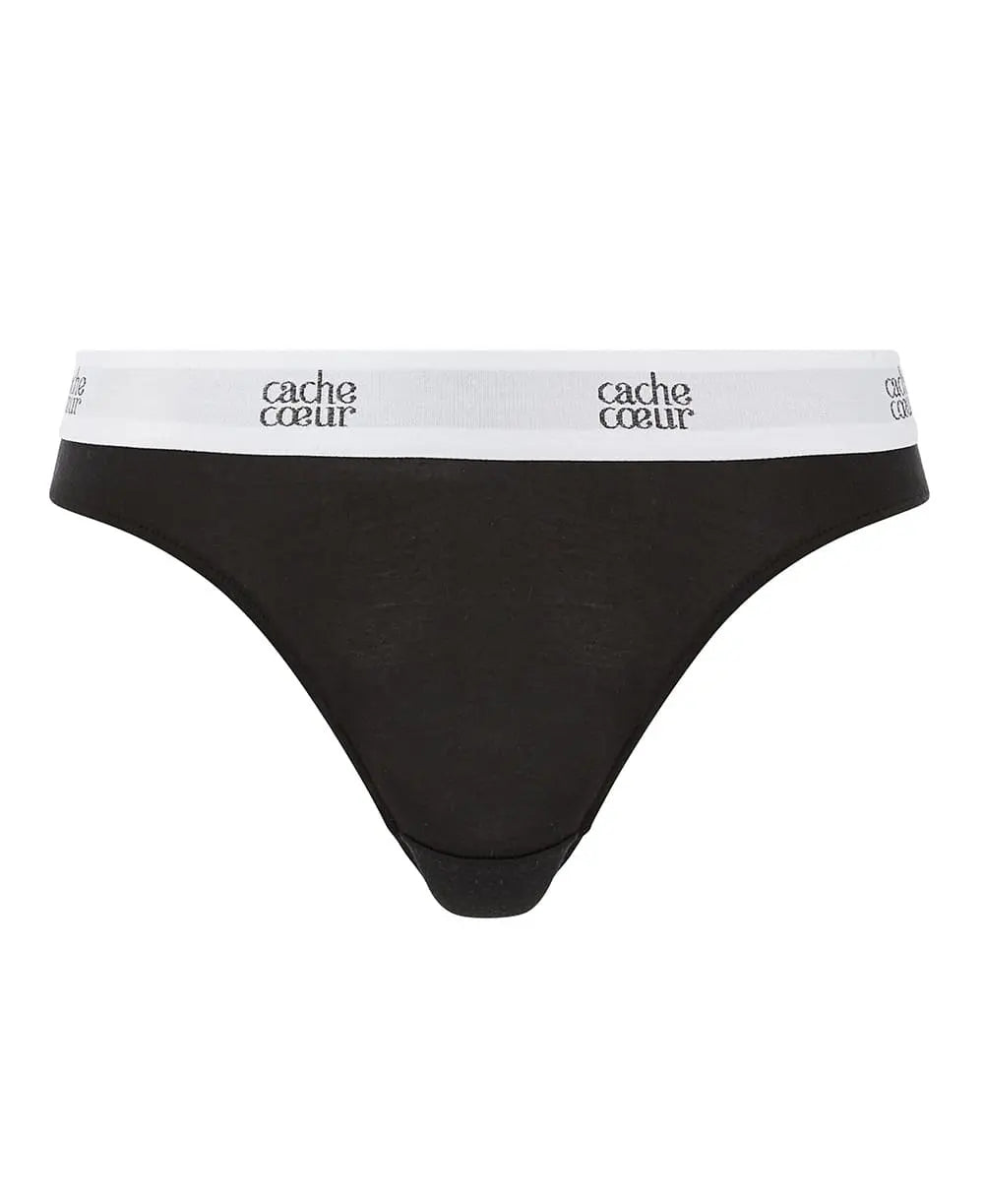 cache-c-ur-life-culotte-de-grossesse-taille-basse-noir image 1
