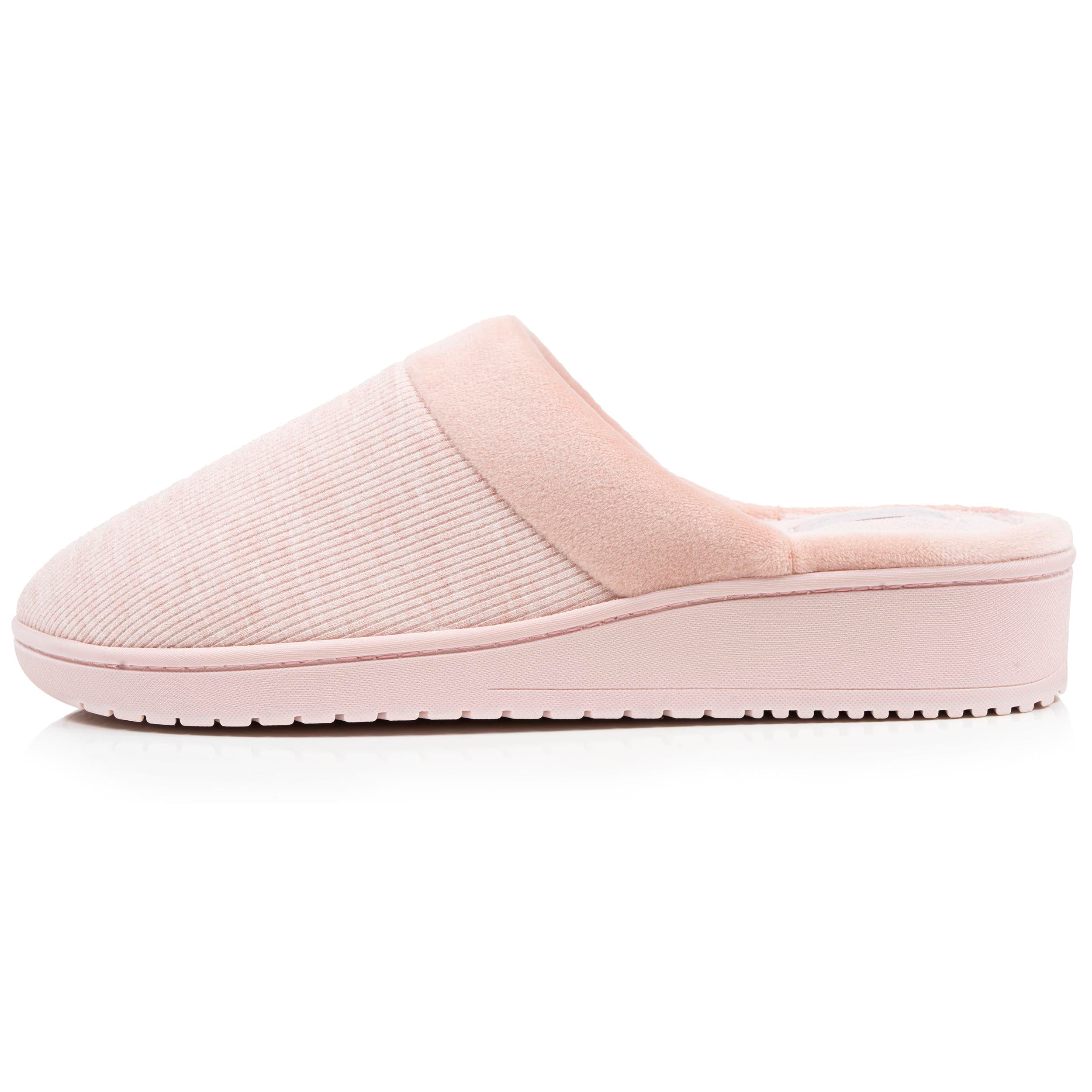 isotoner-chaussons-mules-talon-femme-blush-velours image 4