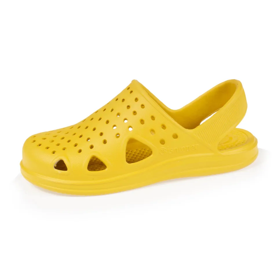 isotoner-mules-sabots-enfant-jaune-everywear image 1