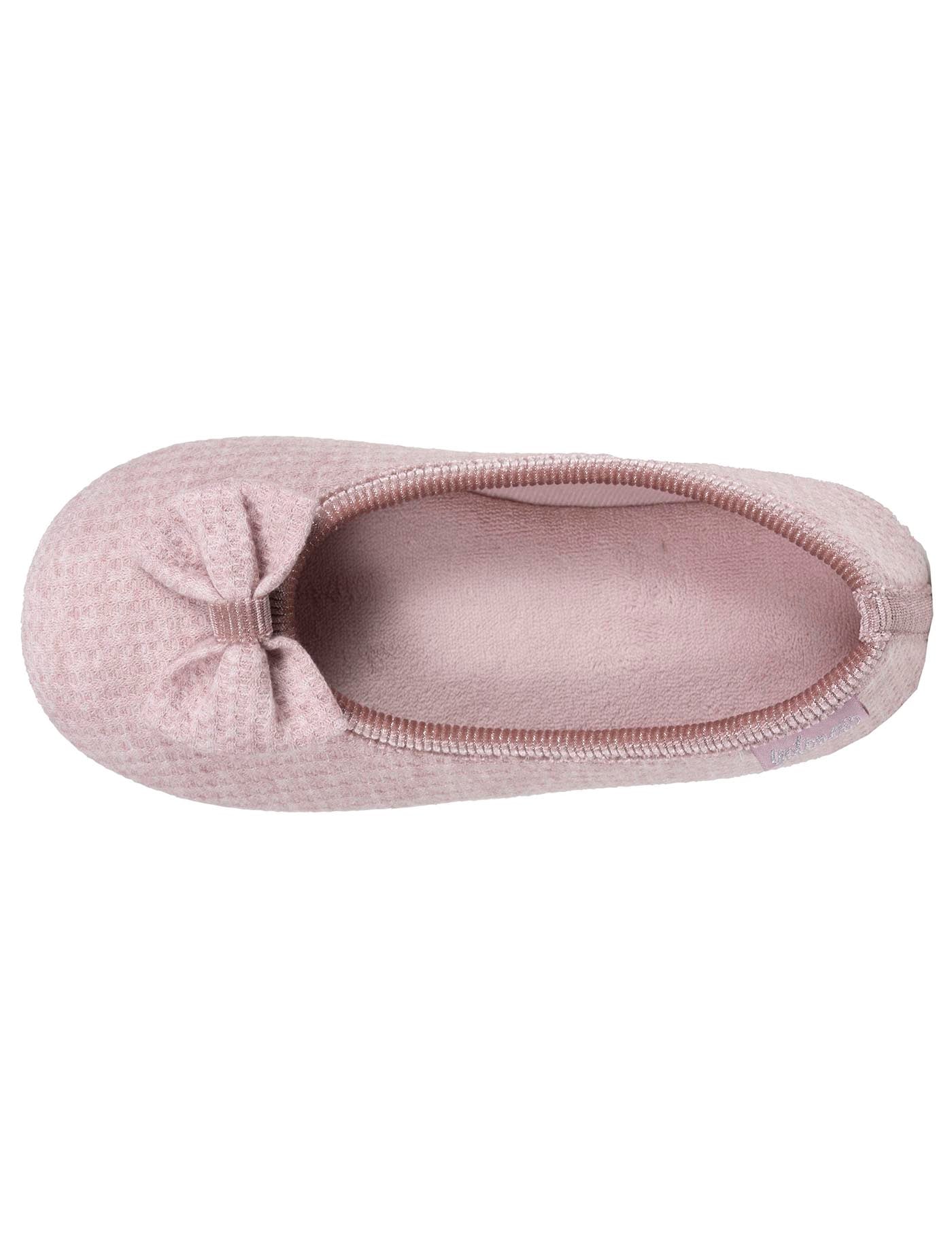 isotoner-chaussons-ballerines-femme-blush-chin image 7