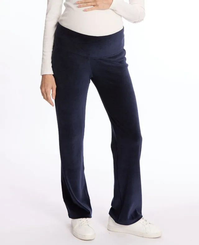 cache-c-ur-enzo-pantalon-de-maternit-velours-marine image 1