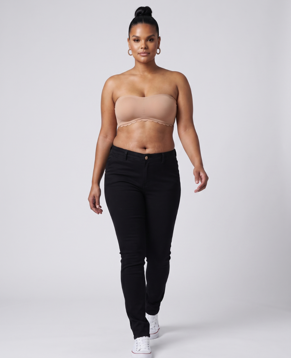 cache-c-ur-sharon-jean-de-grossesse-et-post-partum-slim-noir image 1