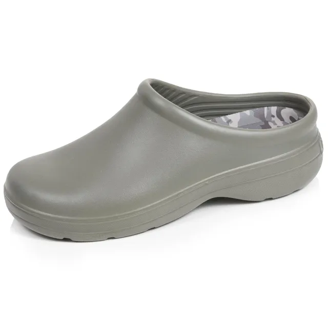 isotoner-sabots-de-jardin-homme-kaki-camouflage image 1