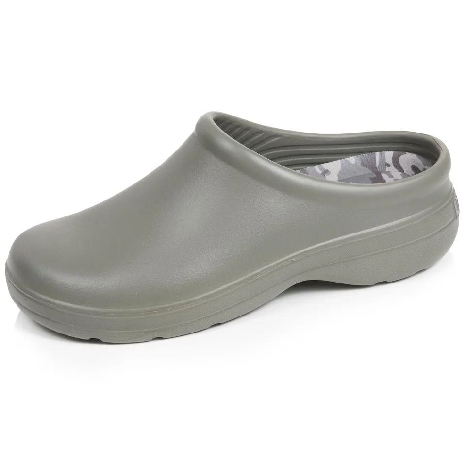 isotoner-sabots-de-jardin-homme-kaki-camouflage image 1