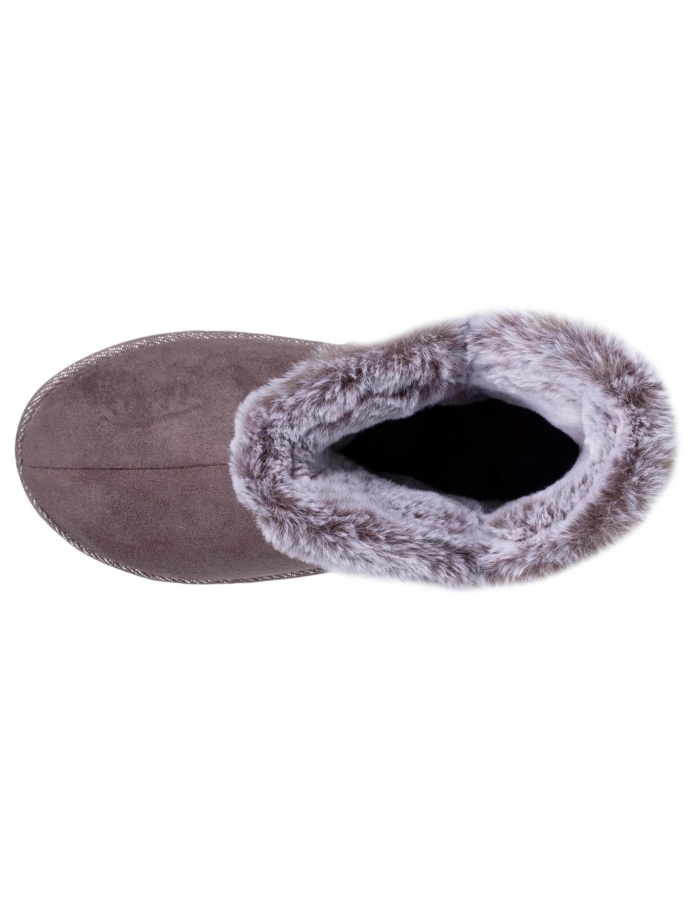isotoner-chaussons-bottillons-femme-gris image 7