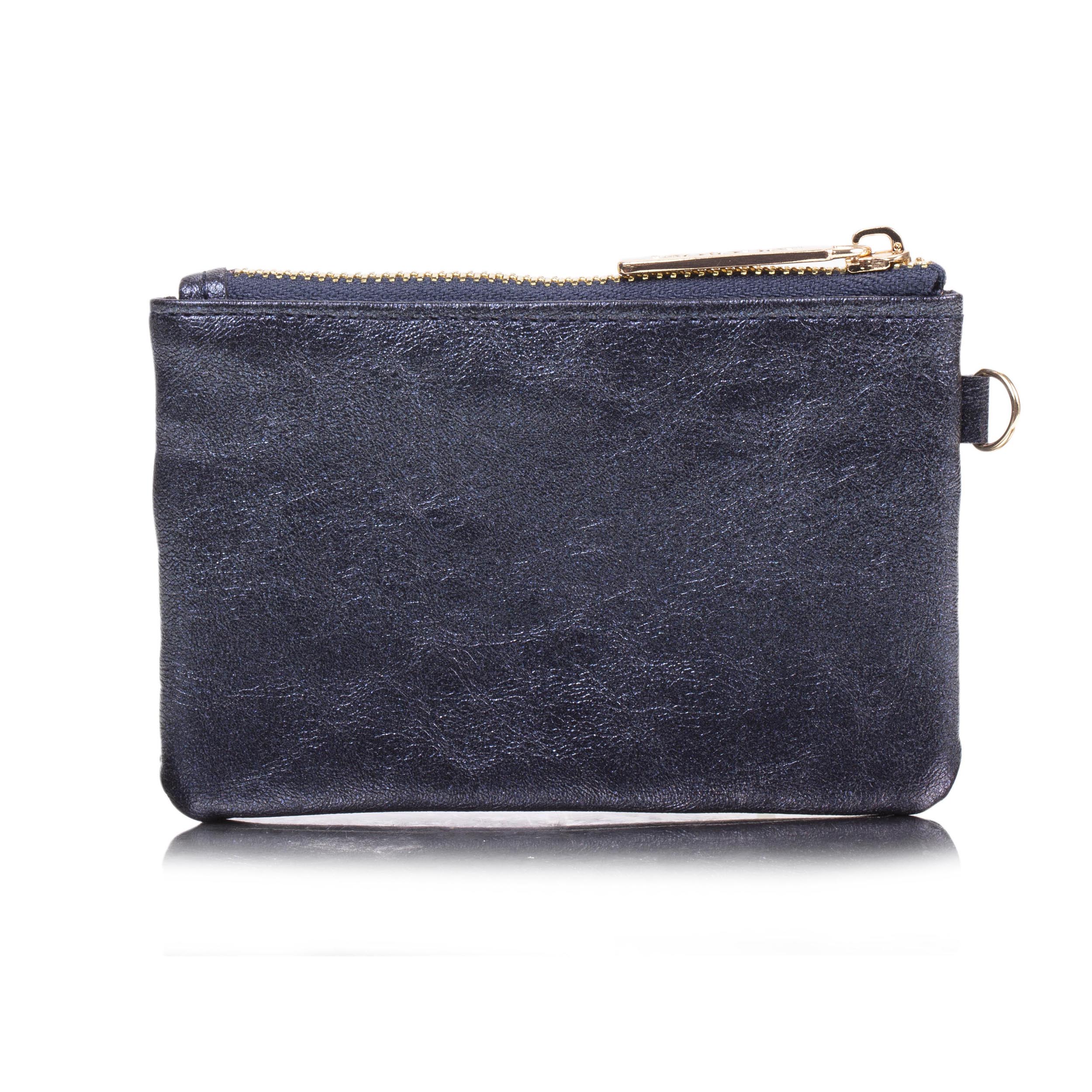 isotoner-porte-monnaie-femme-zipp-marine-12x8-5-cm-anti-rfid image 3