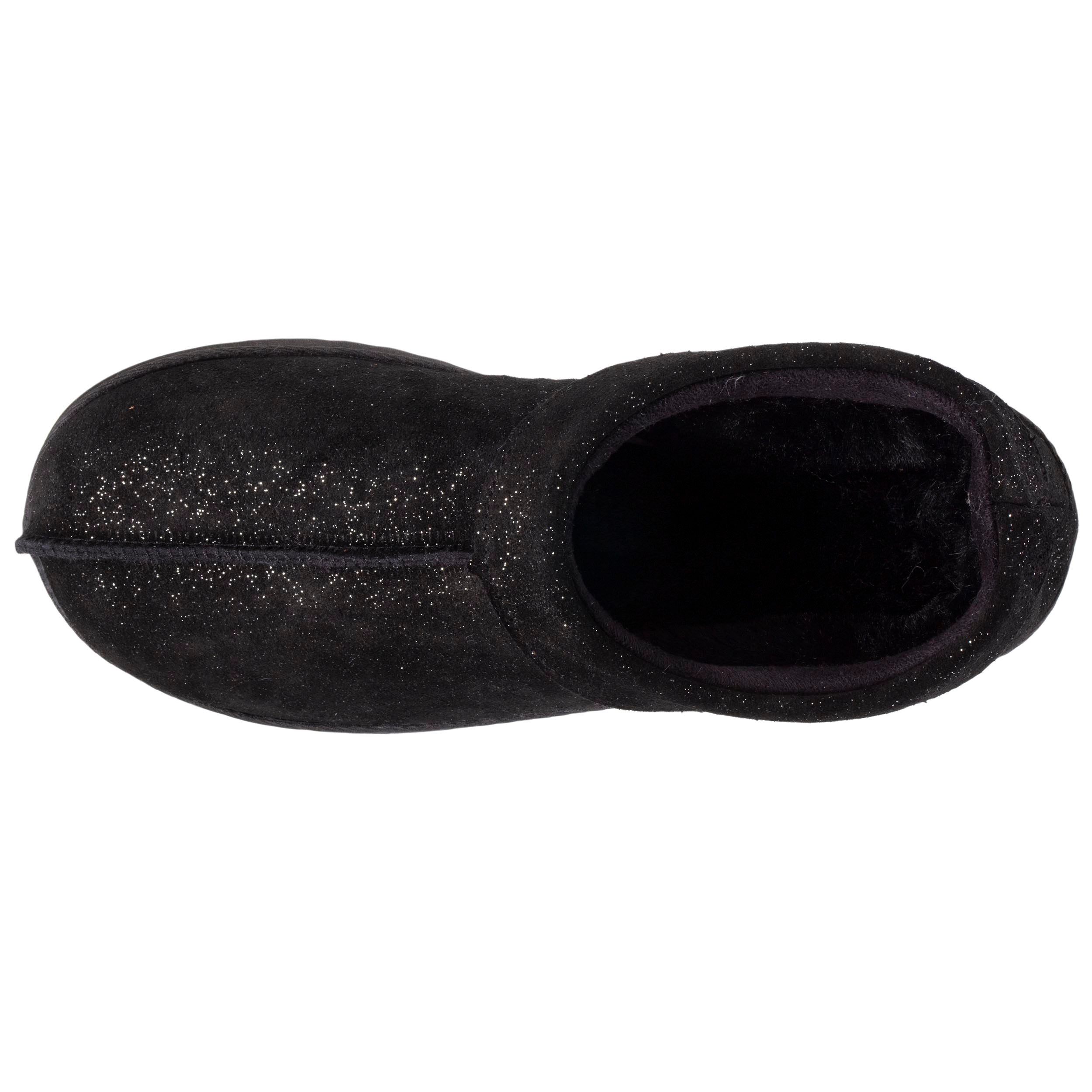 isotoner-chaussons-bottillons-cuir-femme-noir-nacr image 2