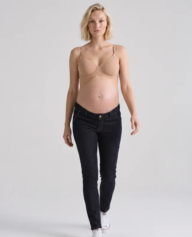cache-c-ur-jean-de-grossesse-et-post-partum-slim-sharon-brut image 1