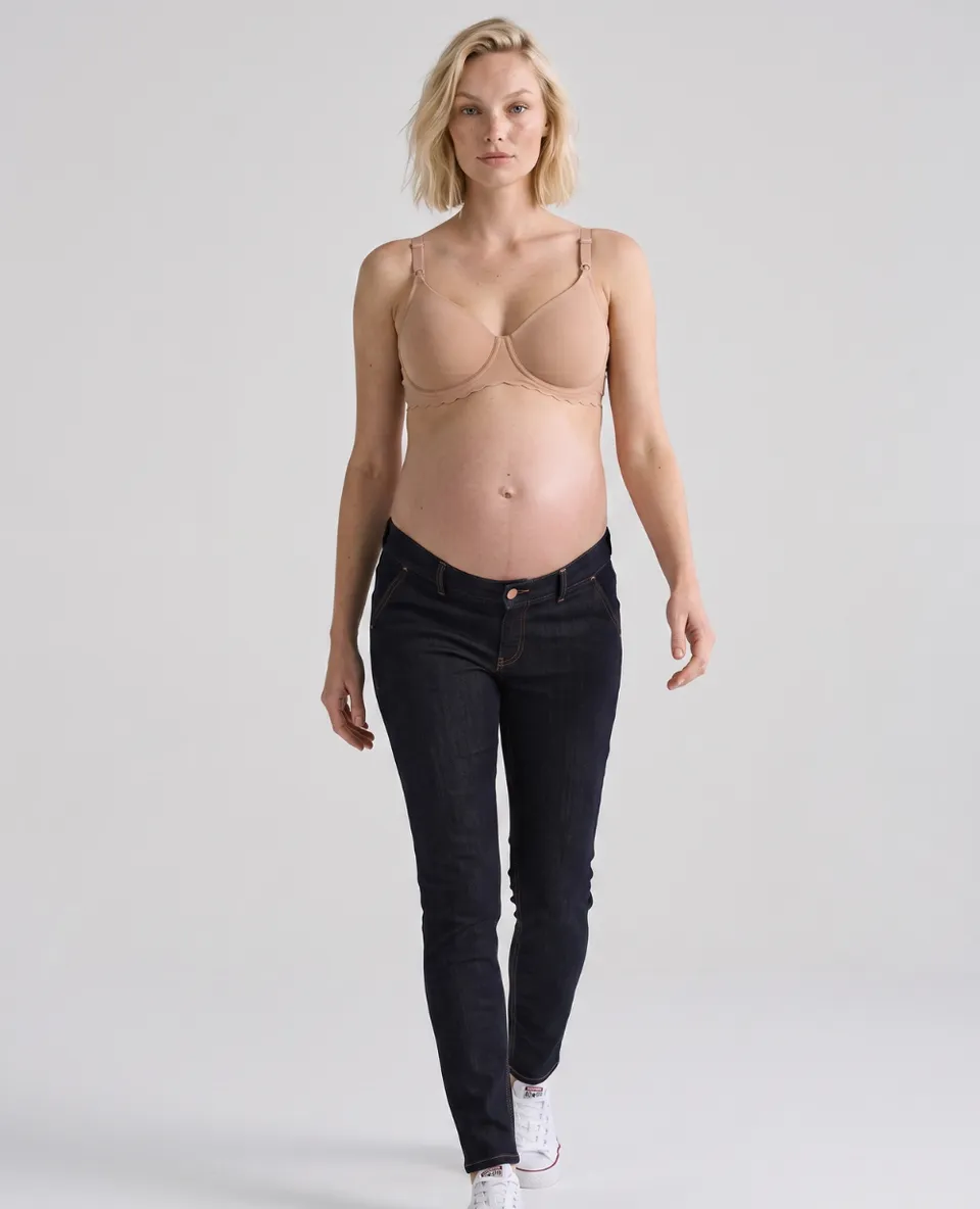 cache-c-ur-jean-de-grossesse-et-post-partum-slim-sharon-brut image 1