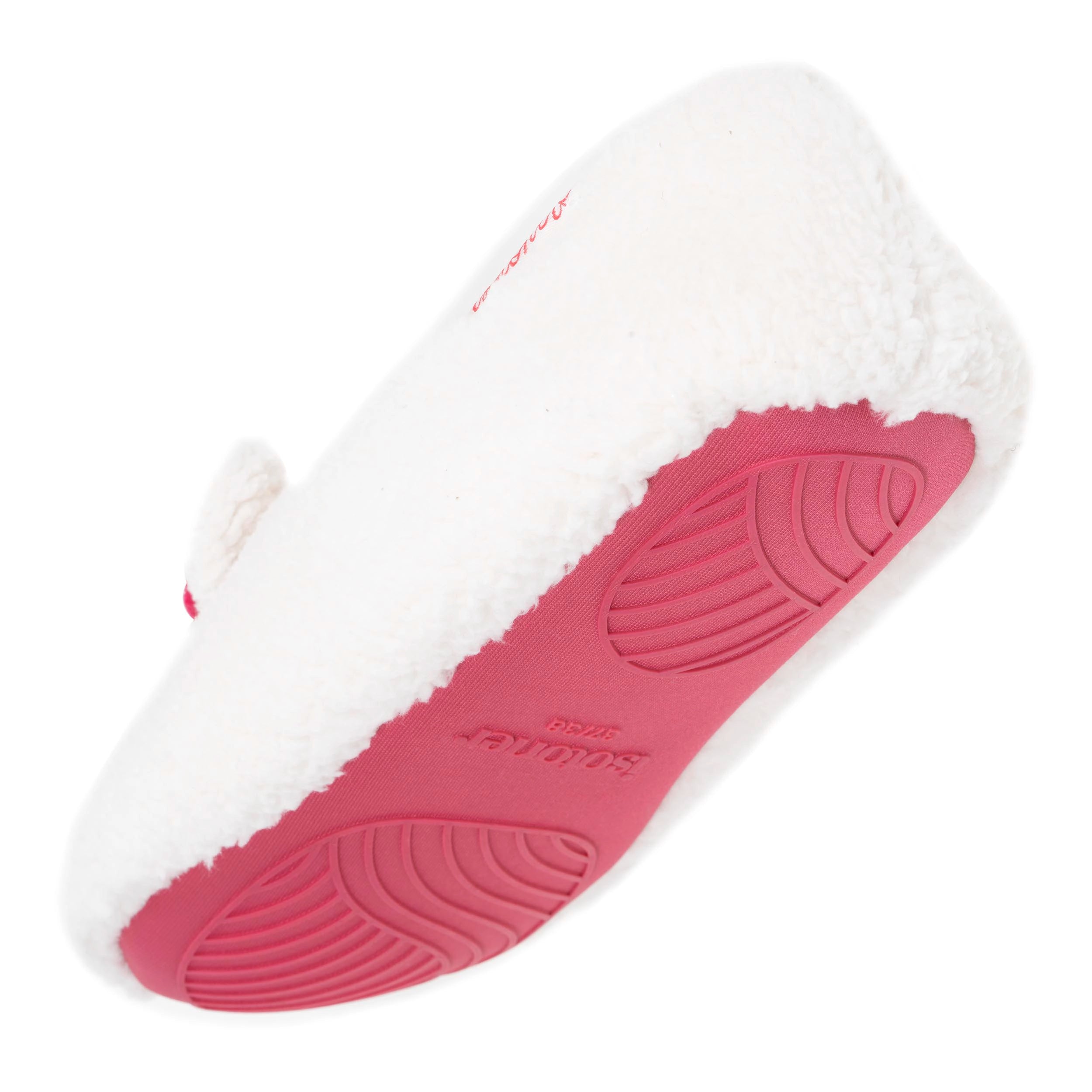 isotoner-chaussons-slippers-femme-sherpa-lama-ivoire-semelle-antid-rapante image 5