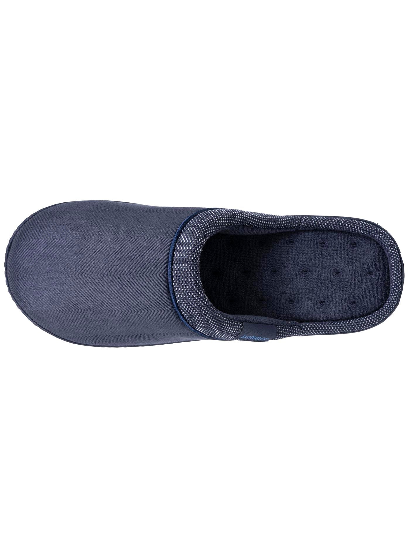 isotoner-chaussons-mules-homme-ergonomiques-marine-m-moire-de-forme image 7