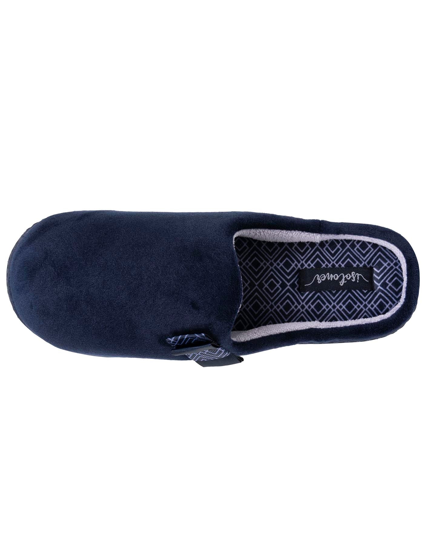 isotoner-chaussons-mules-femme-marine-n-ud-graphique image 7
