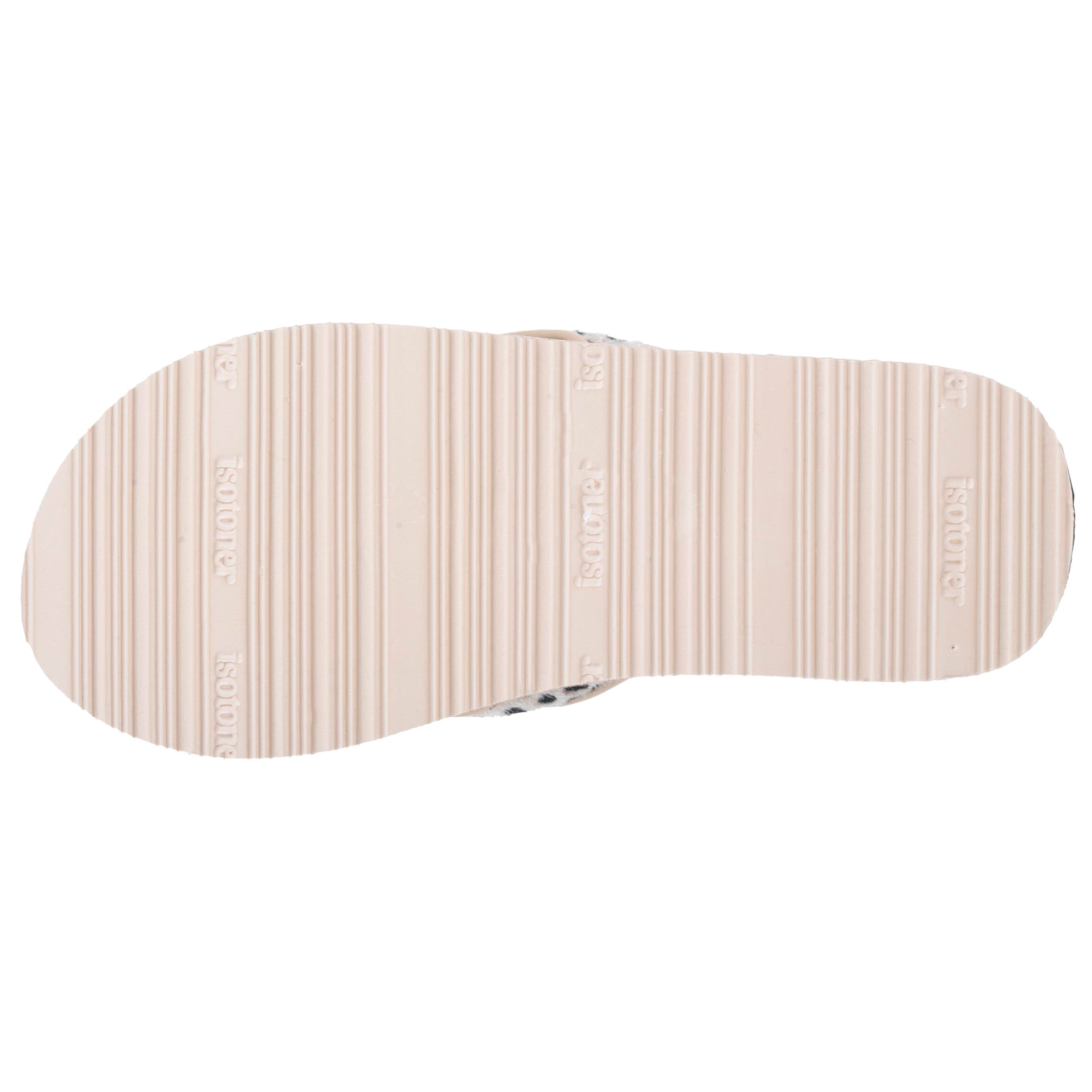 isotoner-tongs-femme-yoga-jungle-l-opard-beige image 5