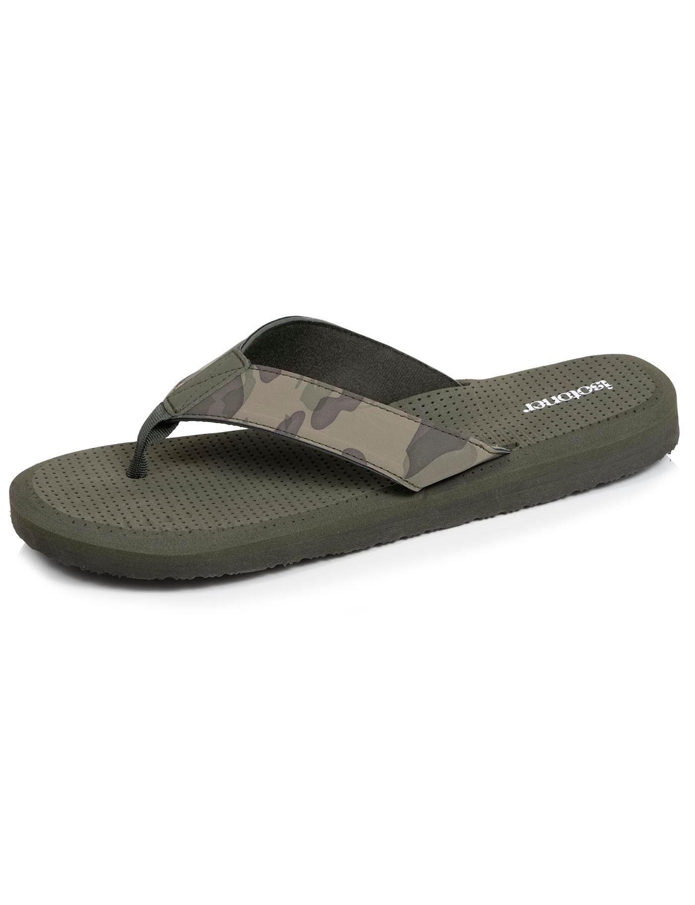isotoner-tongs-homme-sport-camouflage-kaki image 6