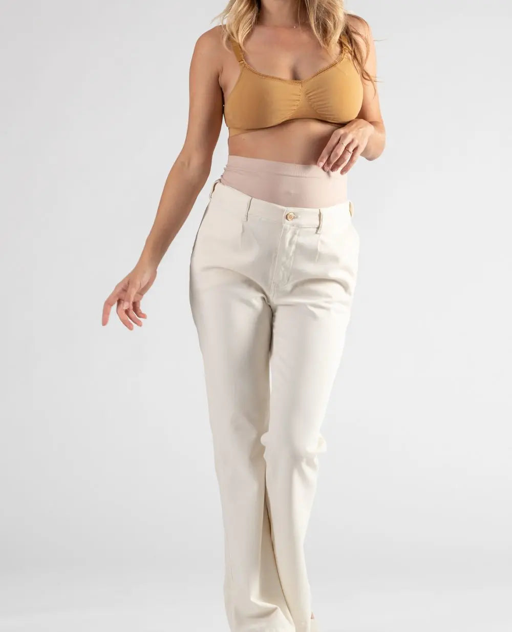 cache-c-ur-sabrina-jean-de-grossesse-flare-beige image 2