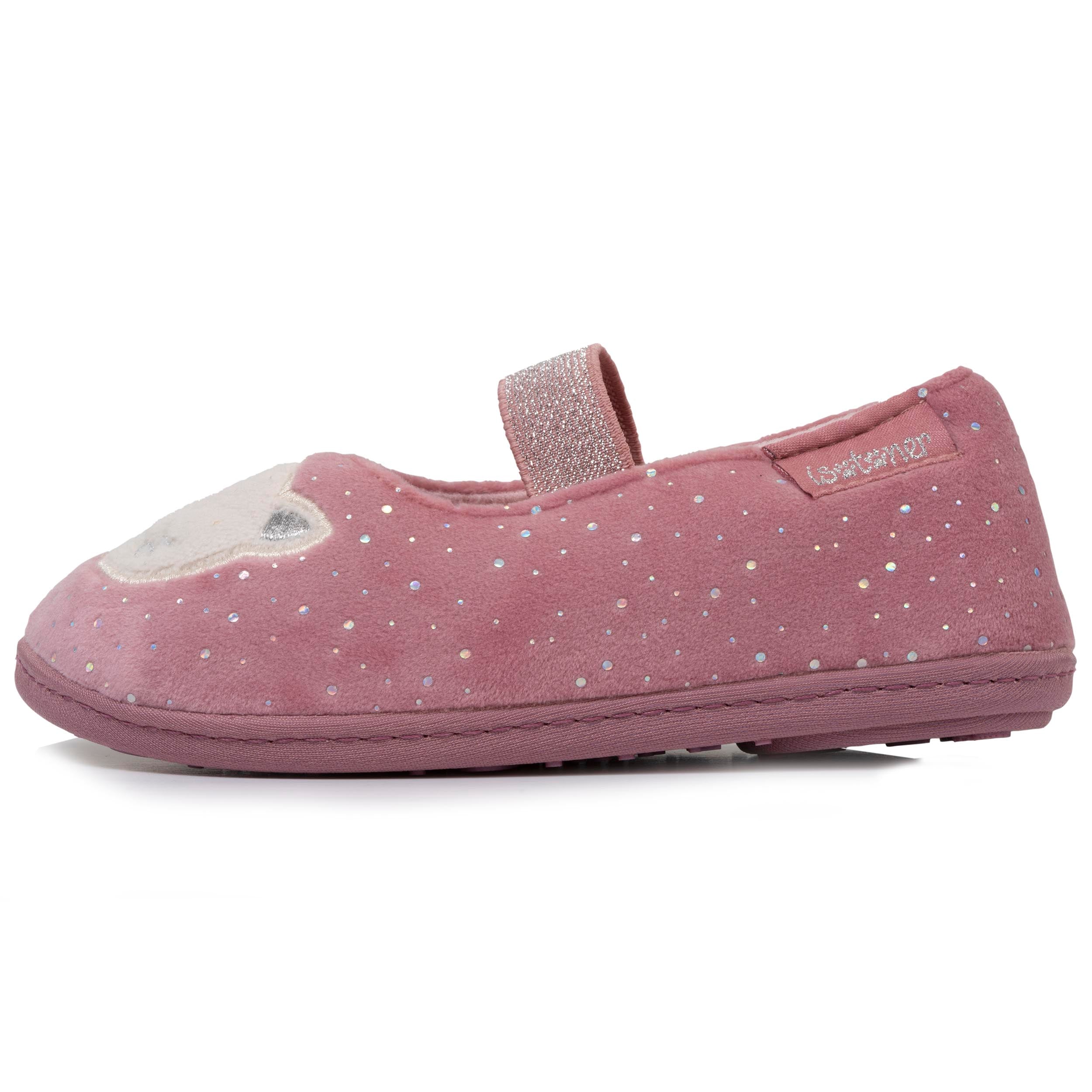 isotoner-ballerines-enfant-rose-chat image 3