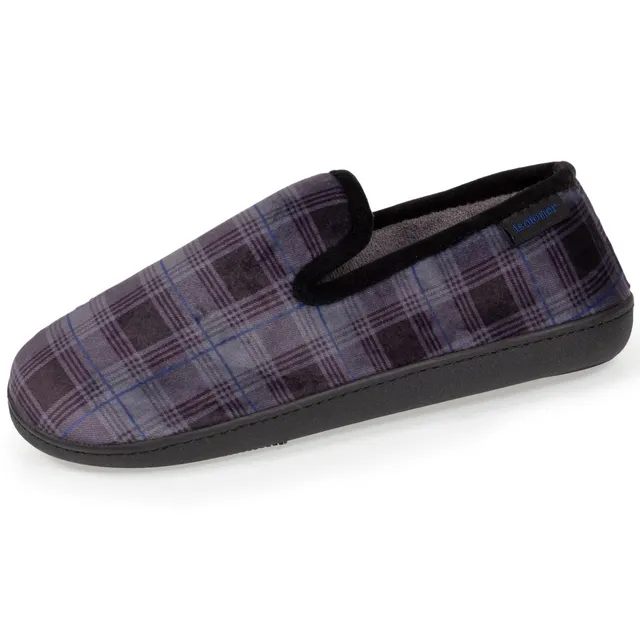 isotoner-chaussons-charentaises-homme-tartan image 1
