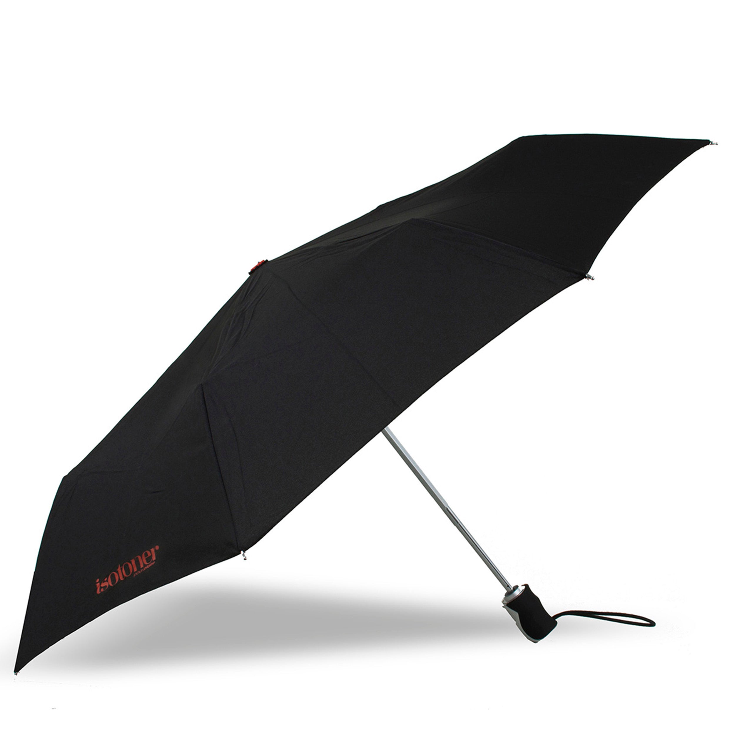 isotoner-parapluie-x-tra-solide-noir-mixte image 2