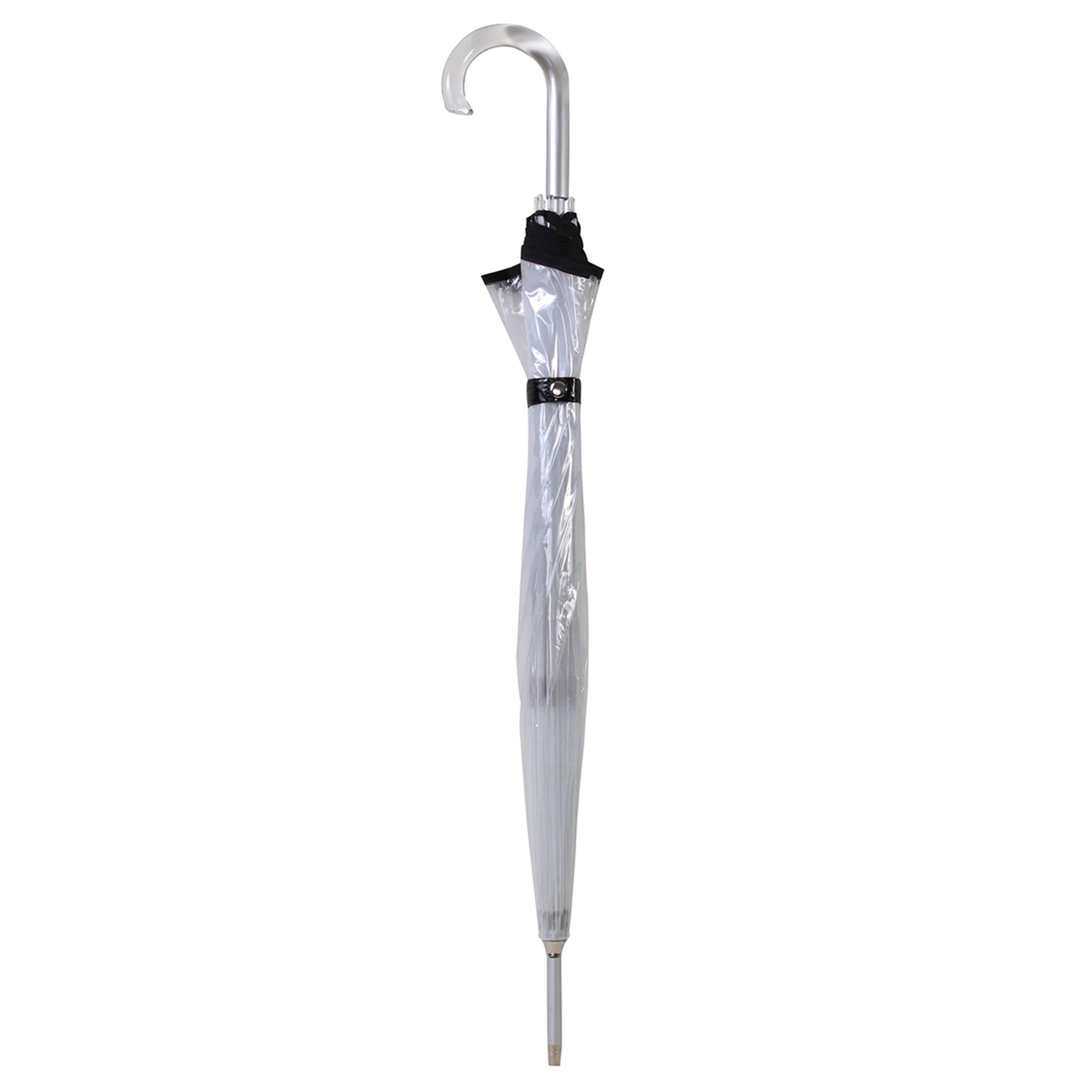 isotoner-parapluie-cloche-transparent-pvc-noir image 5