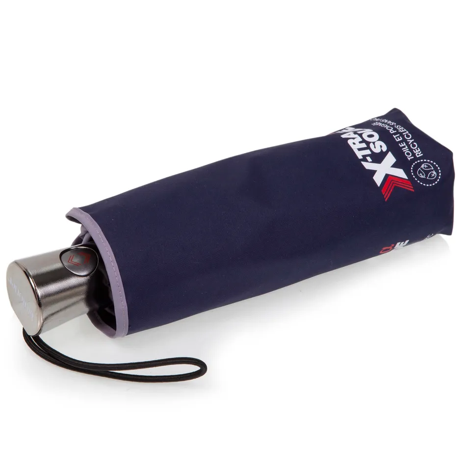 isotoner-parapluie-alpha-x-tra-solide-marine-liser-23-cm image 1