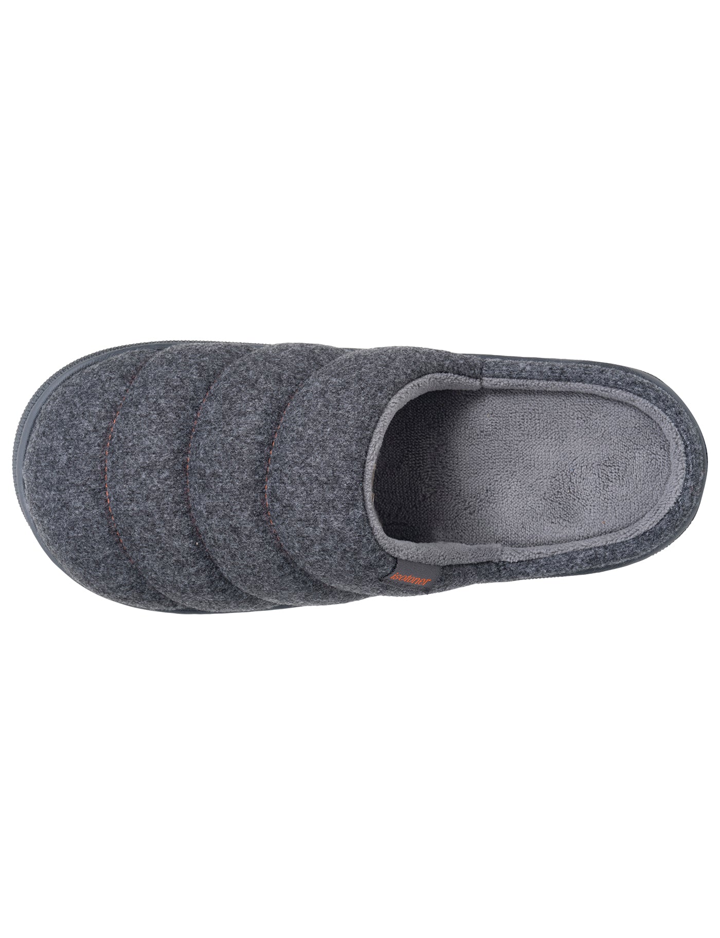 isotoner-chaussons-mules-homme-bloup-chin-gris image 7