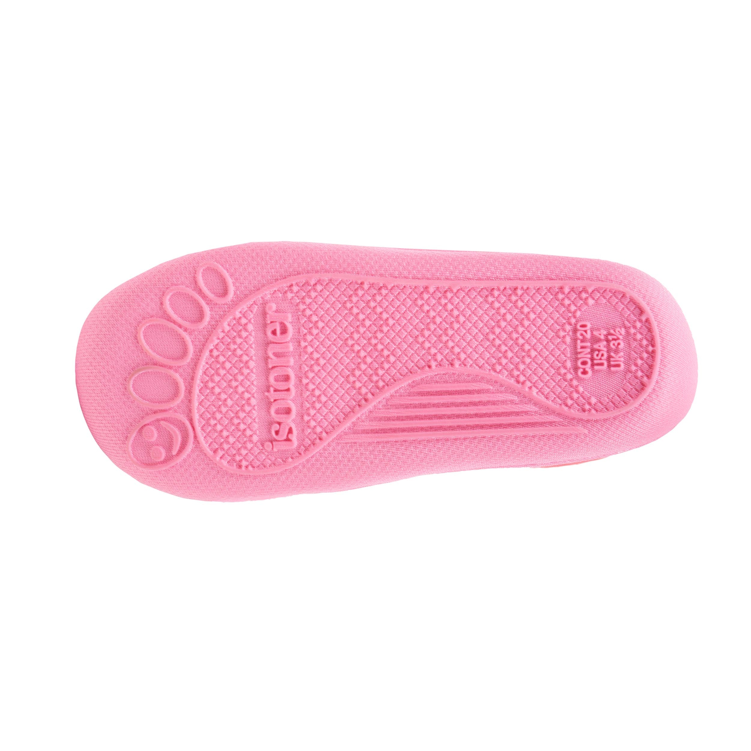 isotoner-chaussons-bottillons-zip-b-b-fraise-rose image 4