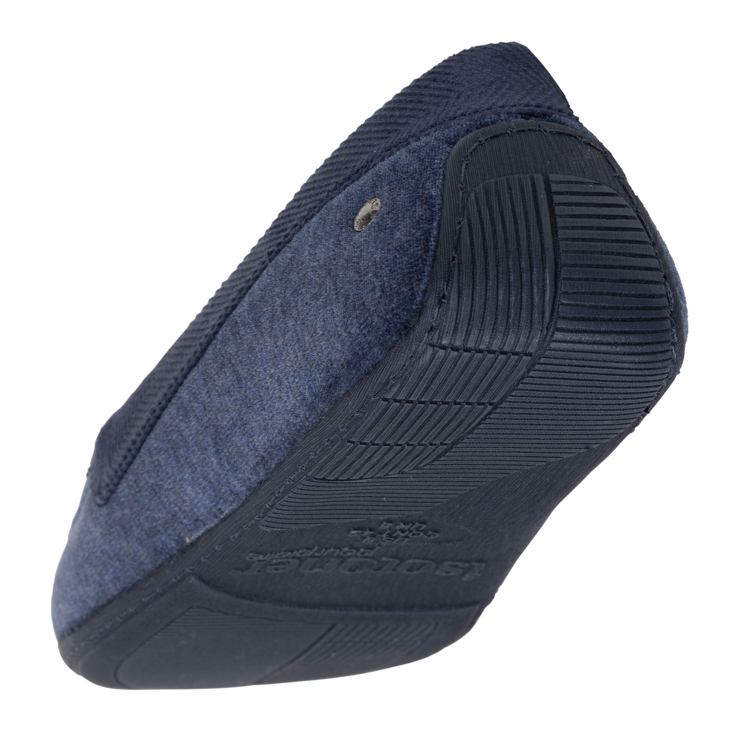 isotoner-chaussons-mocassins-homme-marine-chin image 5