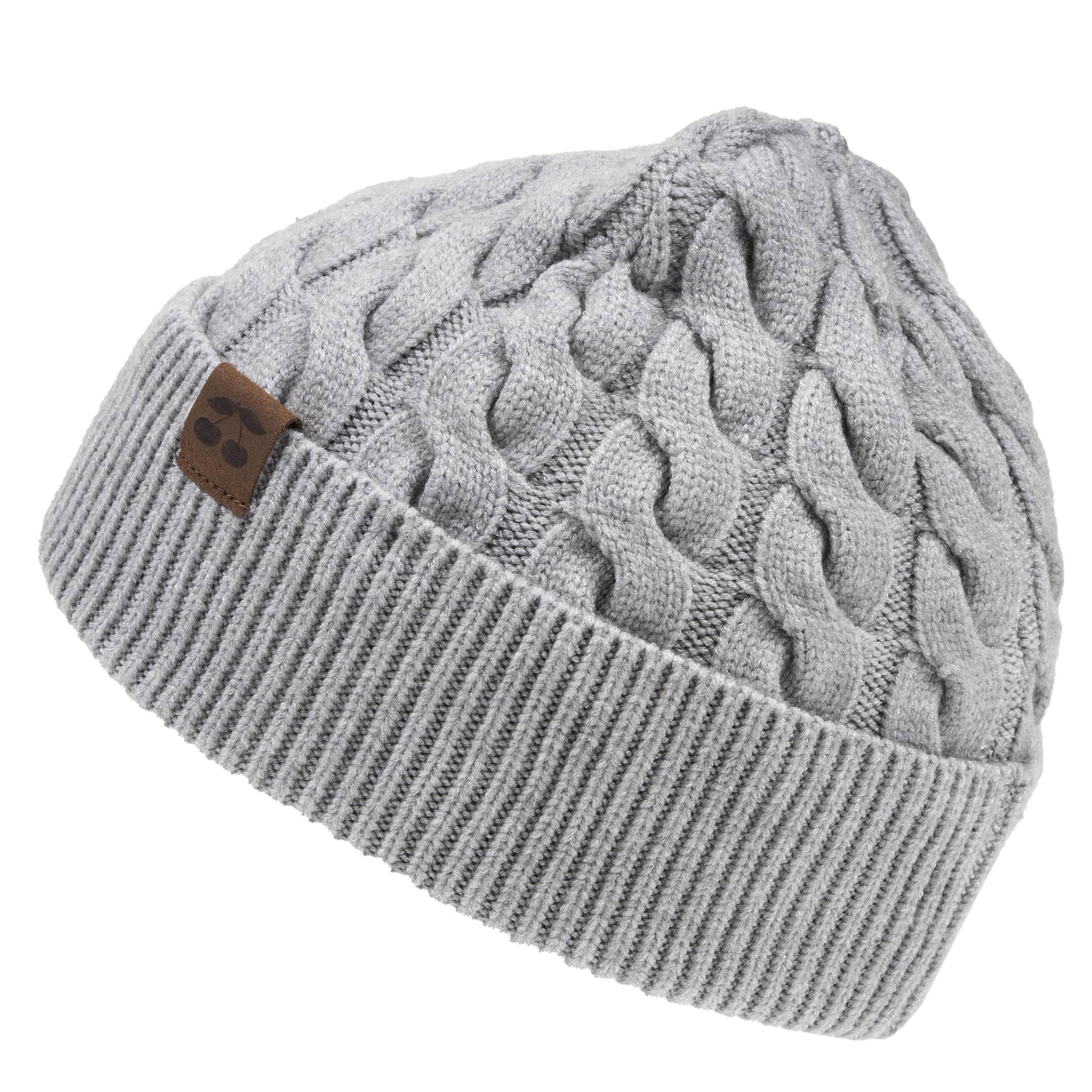 isotoner-bonnet-enfant-6-12-ans-ultra-doux-gris-cerise image 1