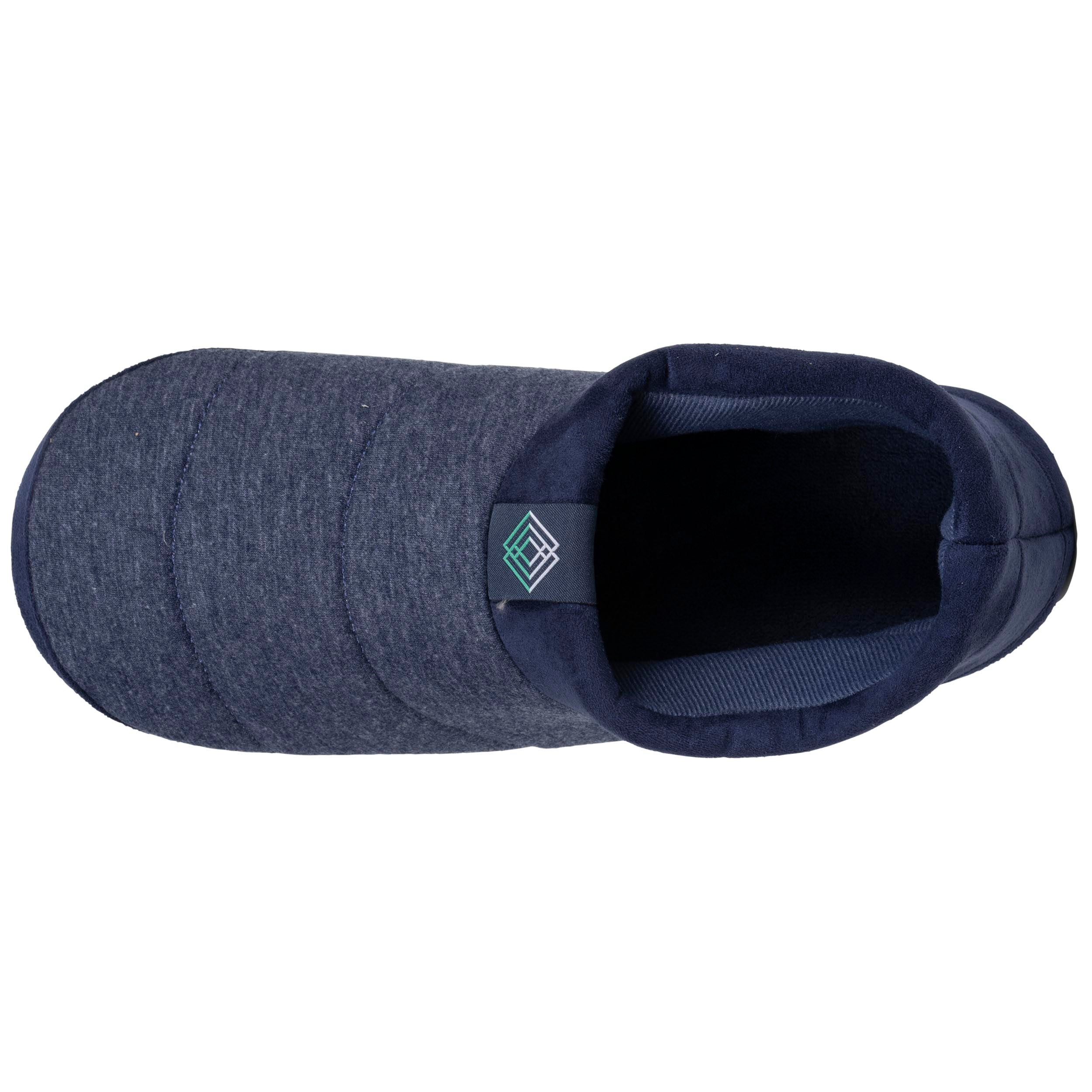 isotoner-chaussons-bottillons-homme-marine-chin-jersey image 2