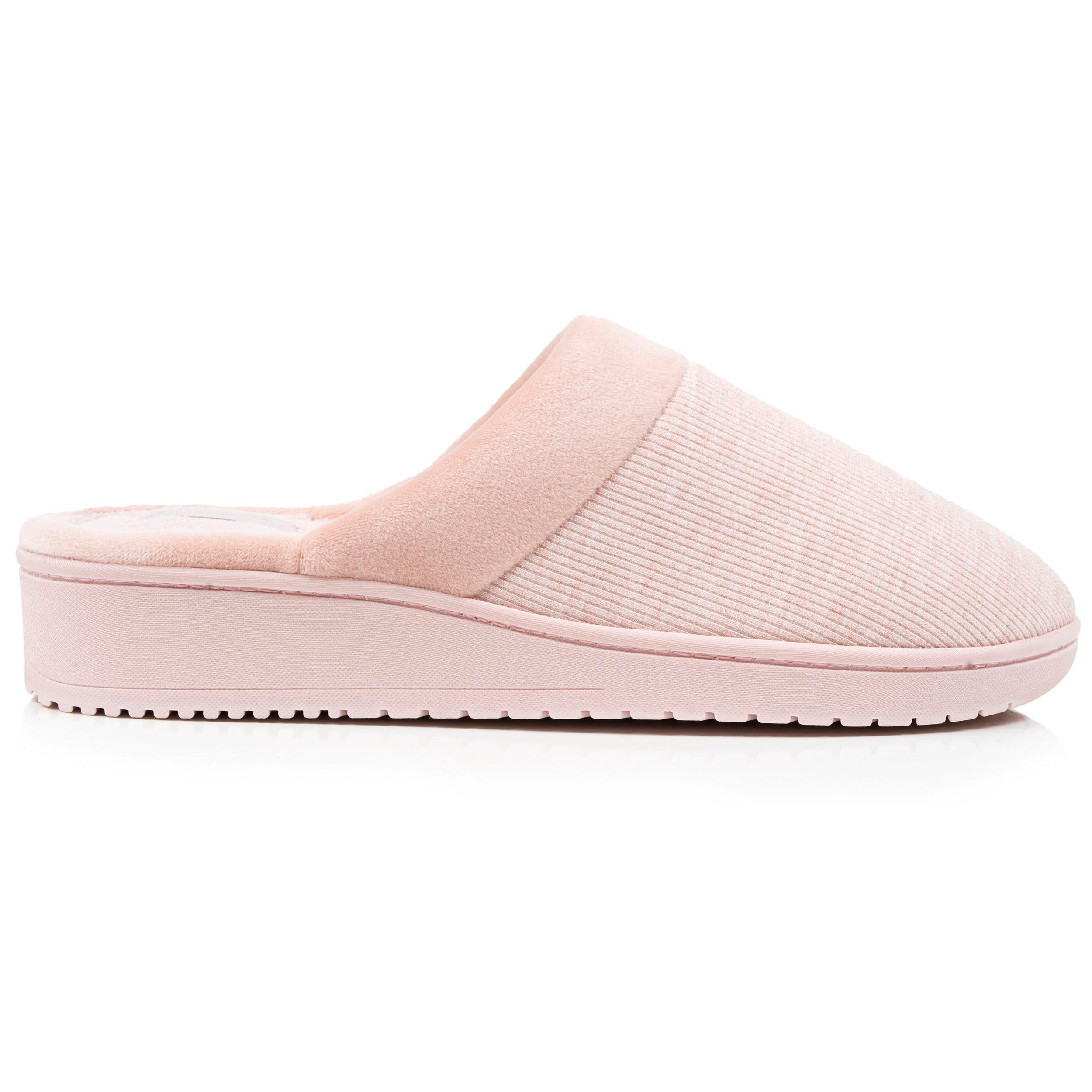 isotoner-chaussons-mules-talon-femme-blush-velours image 8