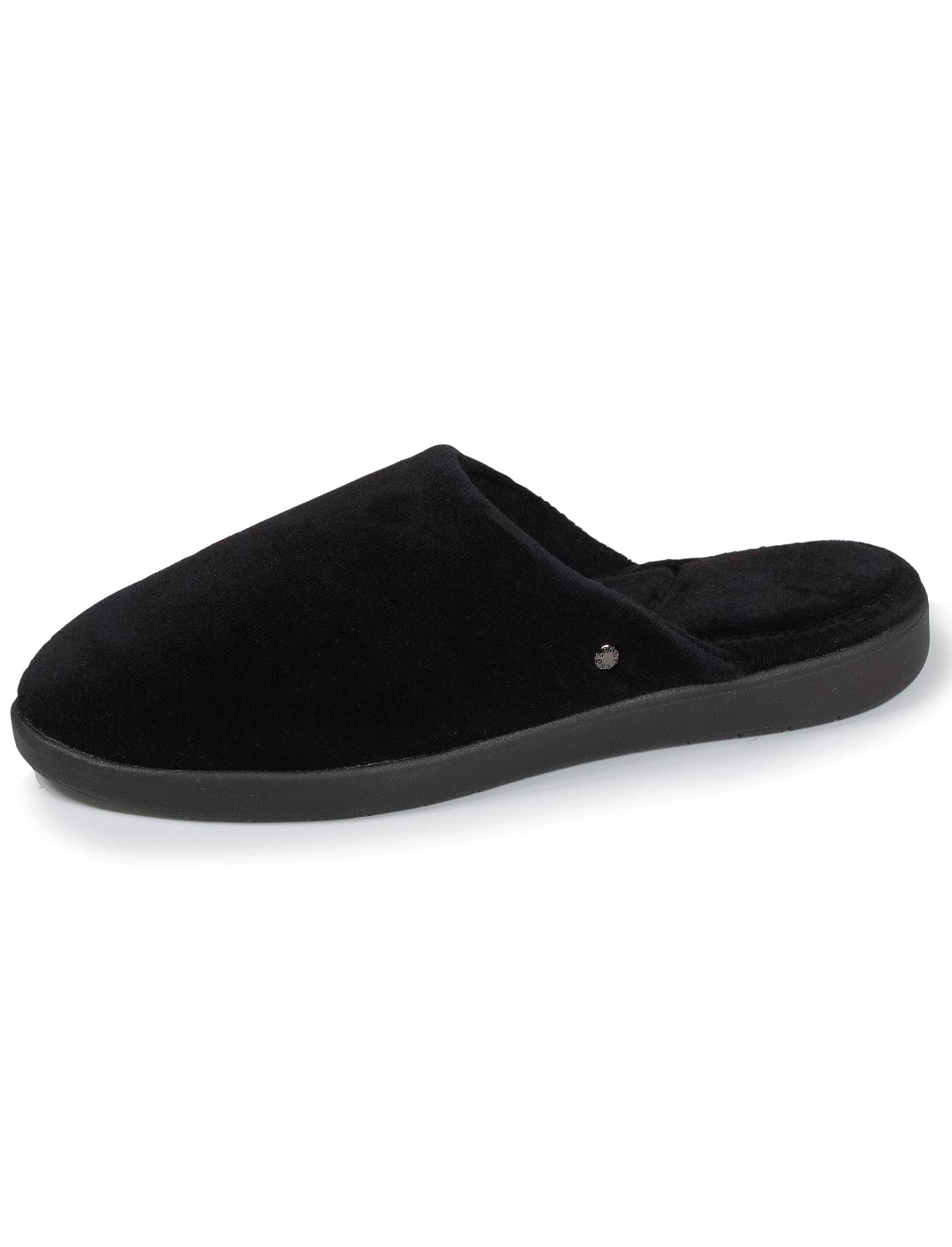 isotoner-chaussons-mules-femme-grand-confort-noir image 6