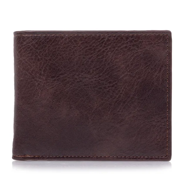 isotoner-portefeuille-homme-pression-marron-vintage-rfid image 1