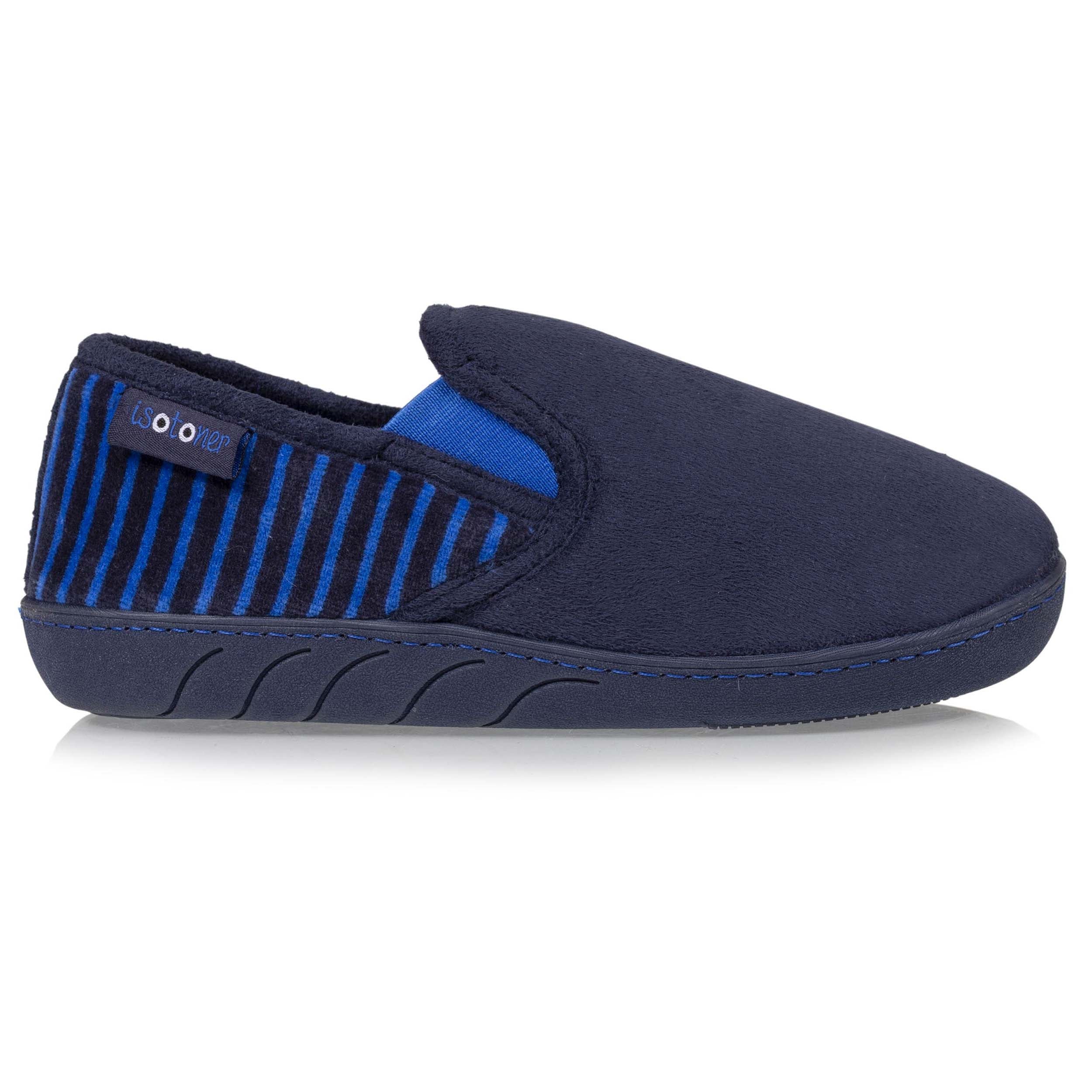 isotoner-chaussons-mocassins-junior-ray-s-marine image 8