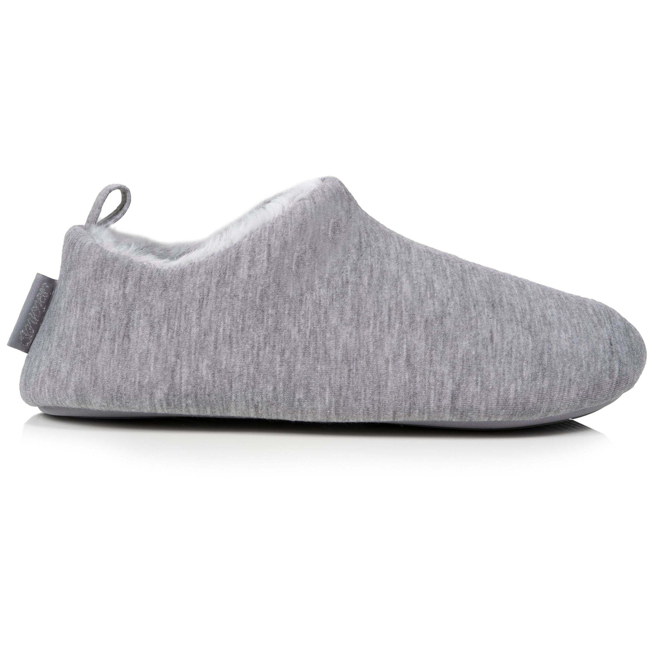 isotoner-chaussons-bottillons-femme-gris-chin-jersey image 8