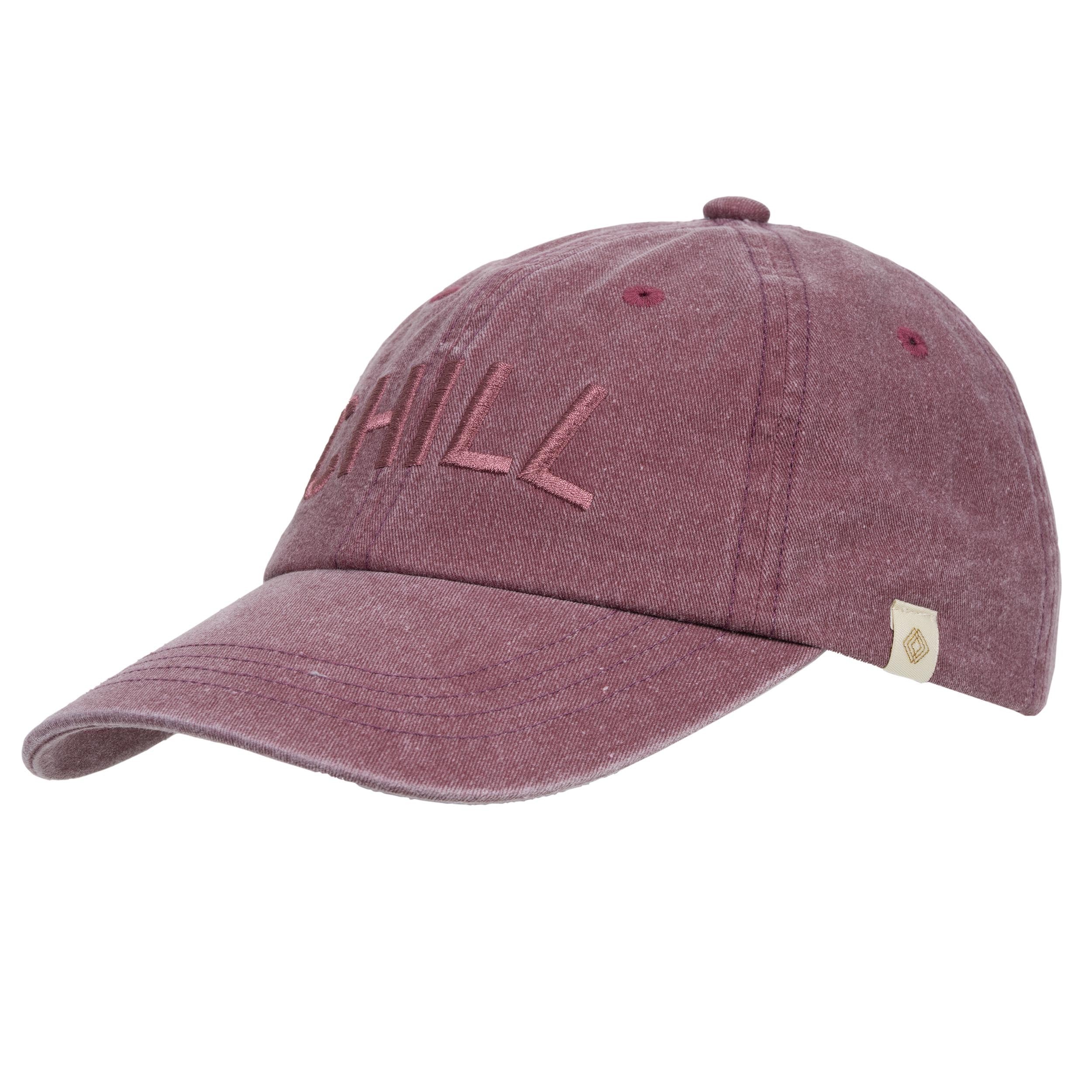 isotoner-casquette-mixte-bordeaux-broderie-chill image 1