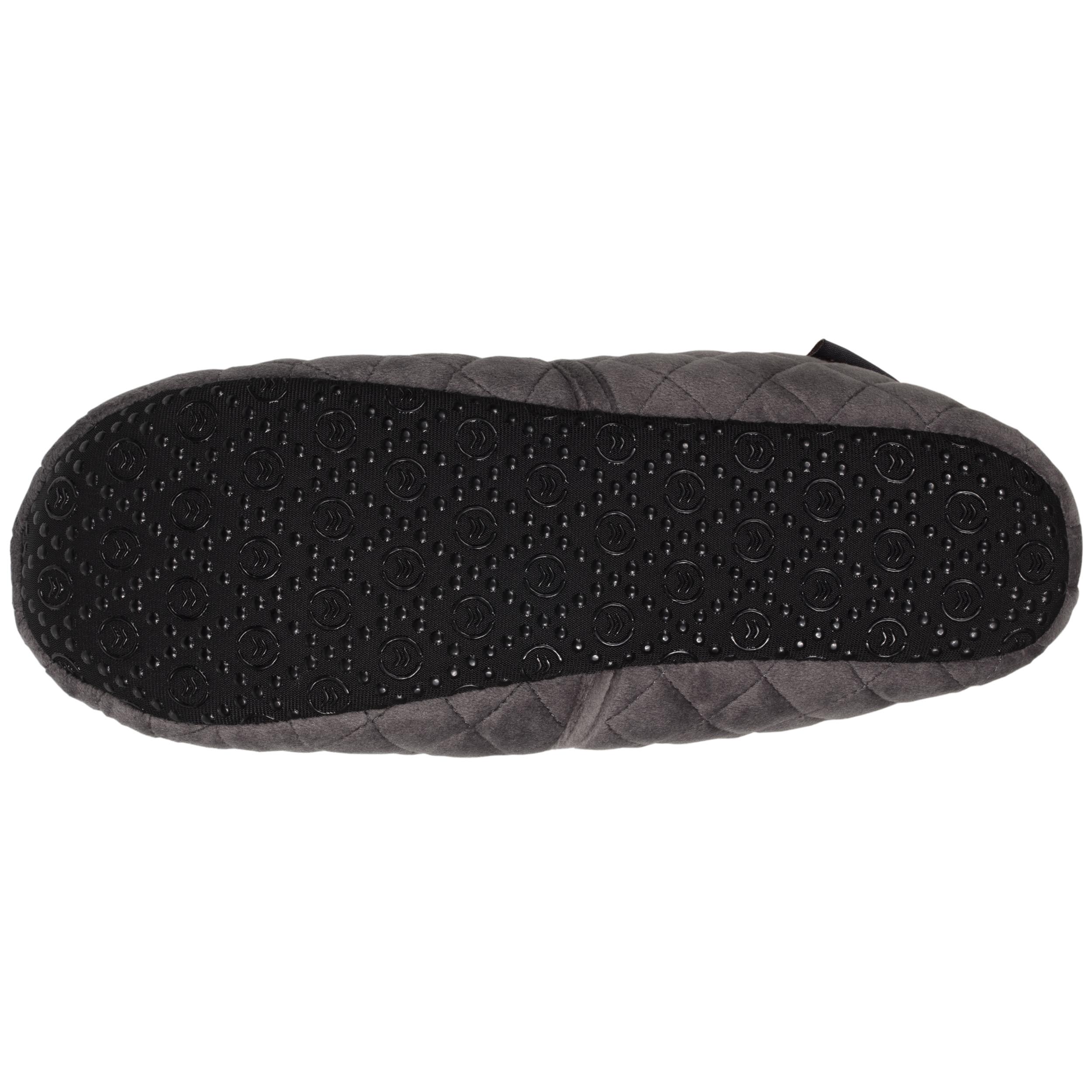isotoner-chaussons-slippers-femme-gris-fonc-n-ud-scintillant image 4