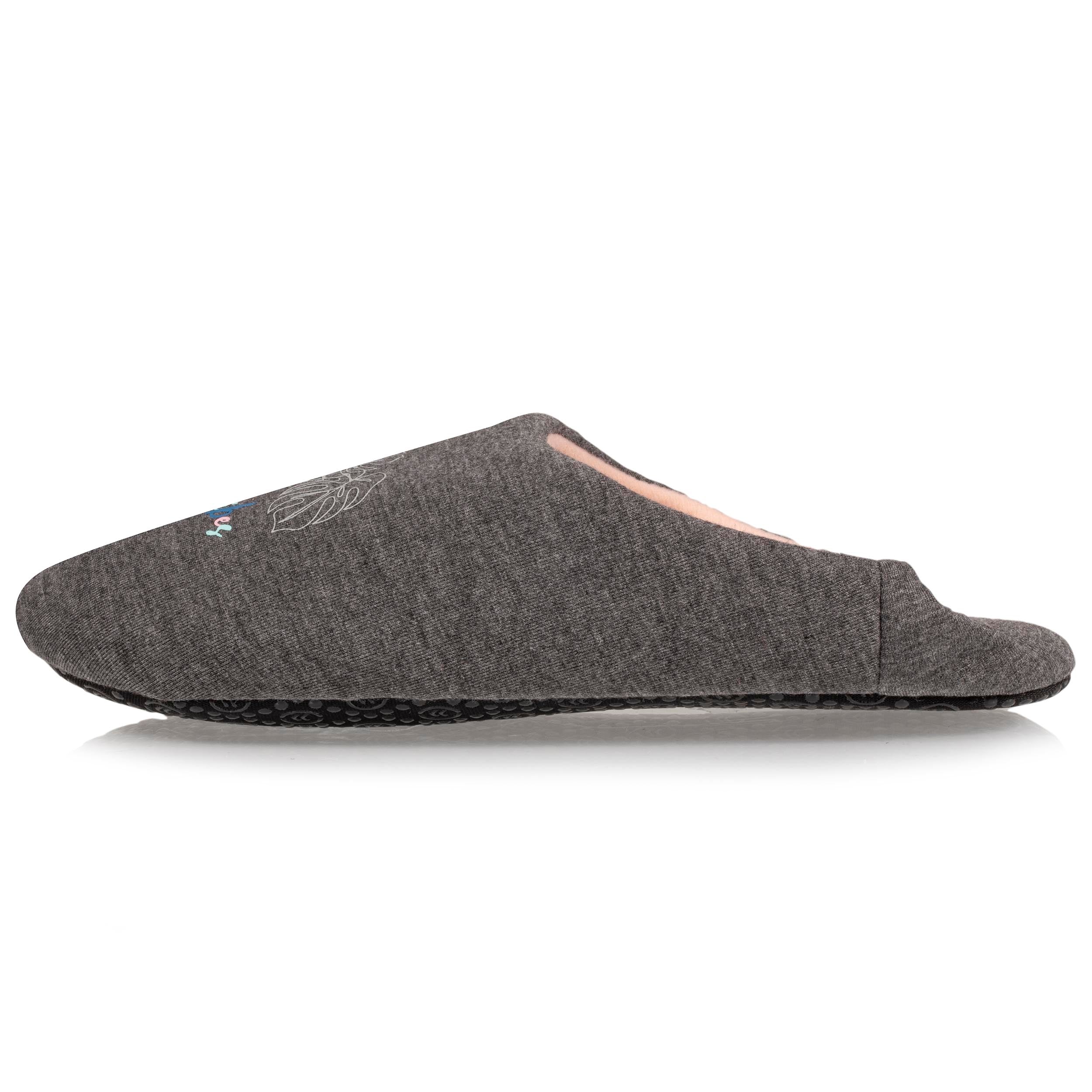 isotoner-chaussons-babouches-femme-gris-summer-vibes image 3