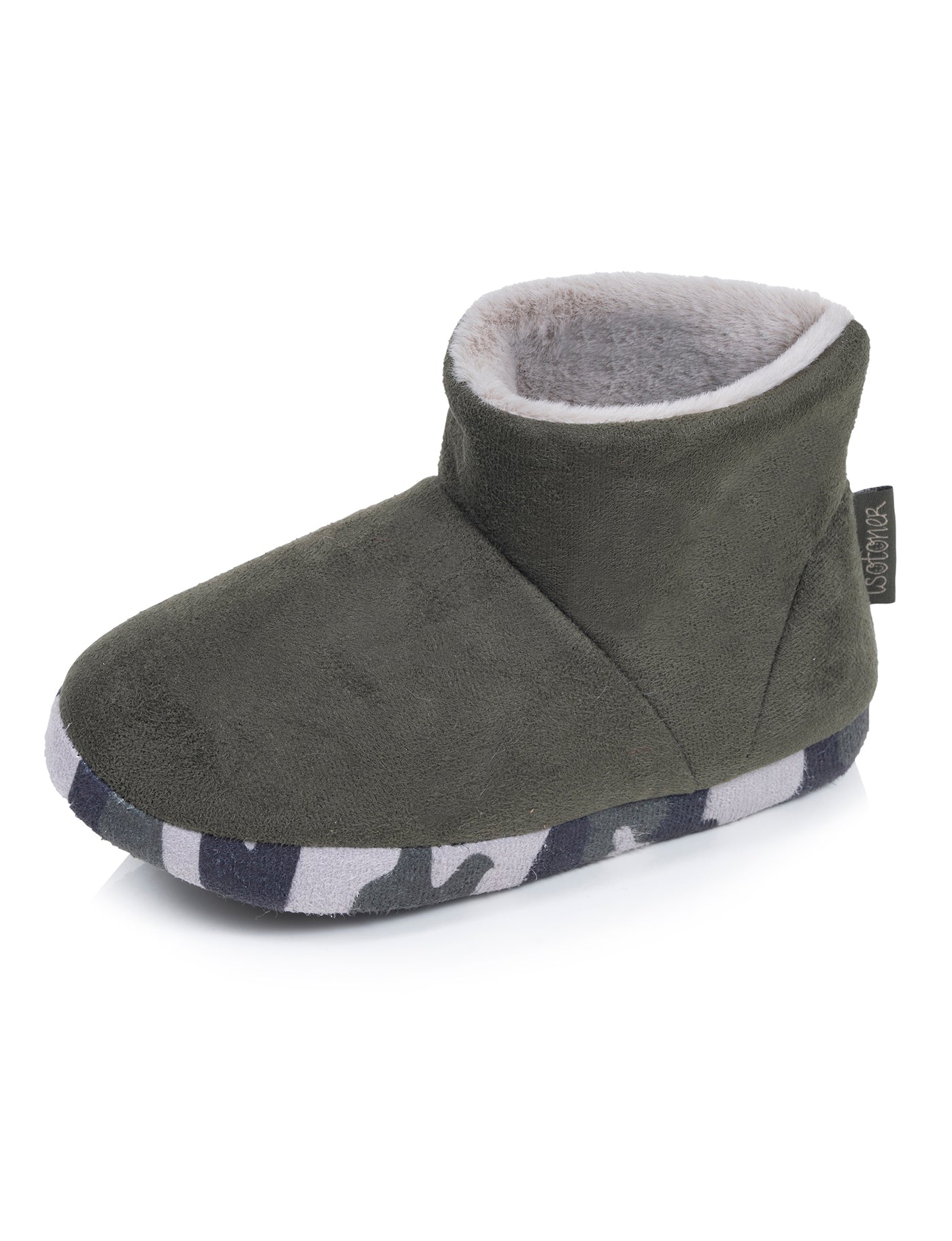 isotoner-chaussons-bottillons-enfant-su-dine-kaki image 6