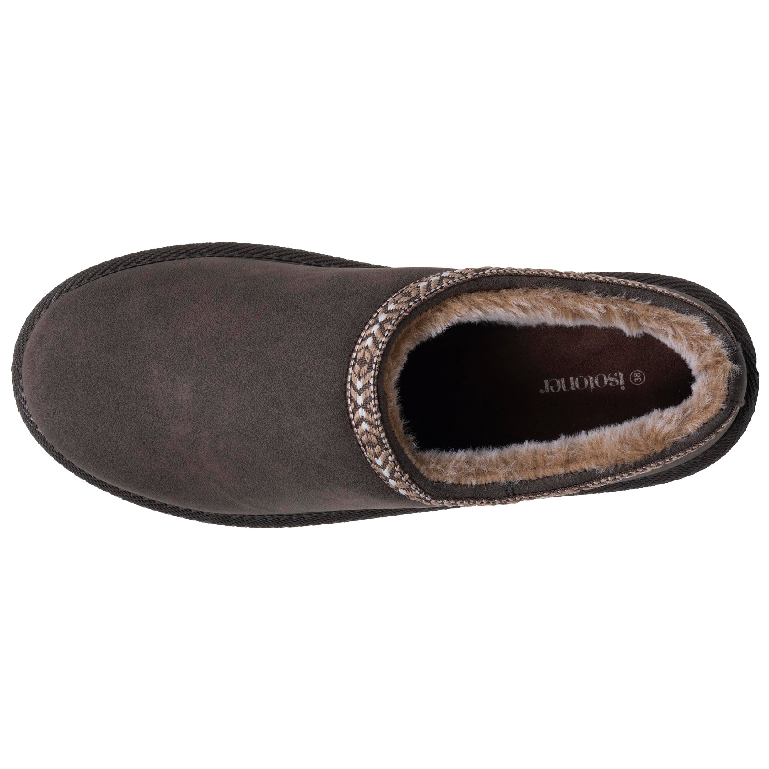 isotoner-sabots-cozy-femme-fourr-s-marron-everywear image 2