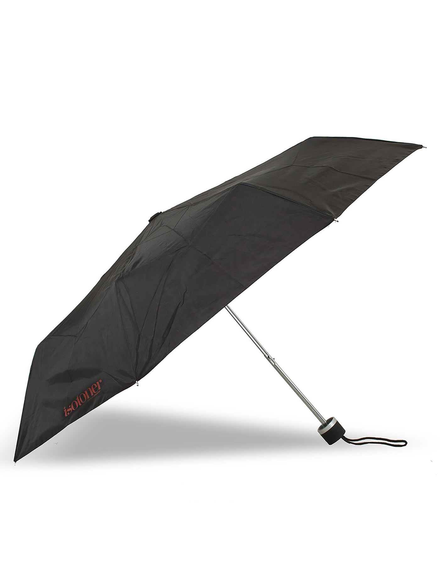isotoner-parapluie-petit-prix-noir-manuel-8-baleines-recycl image 7