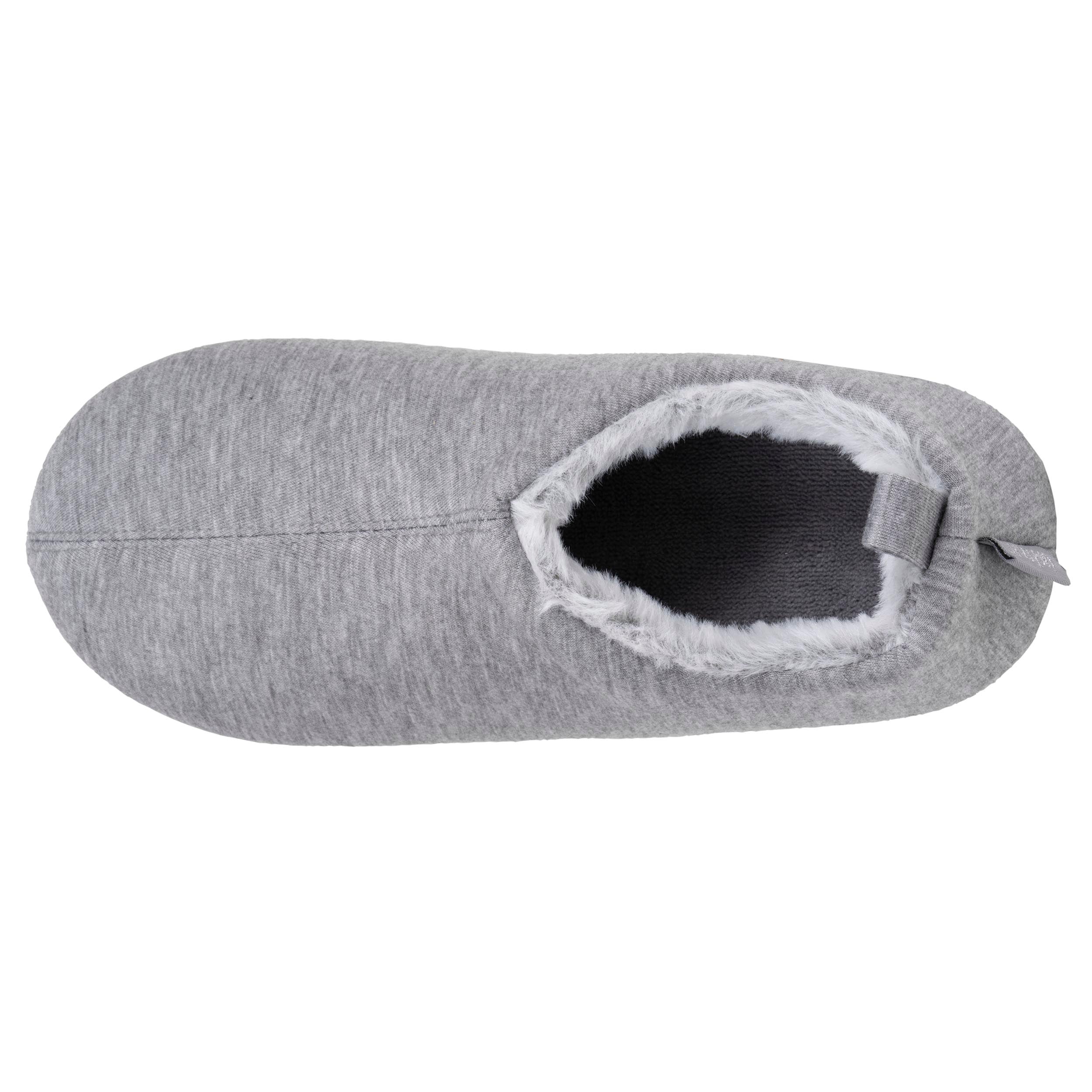 isotoner-chaussons-bottillons-femme-gris-chin-jersey image 3