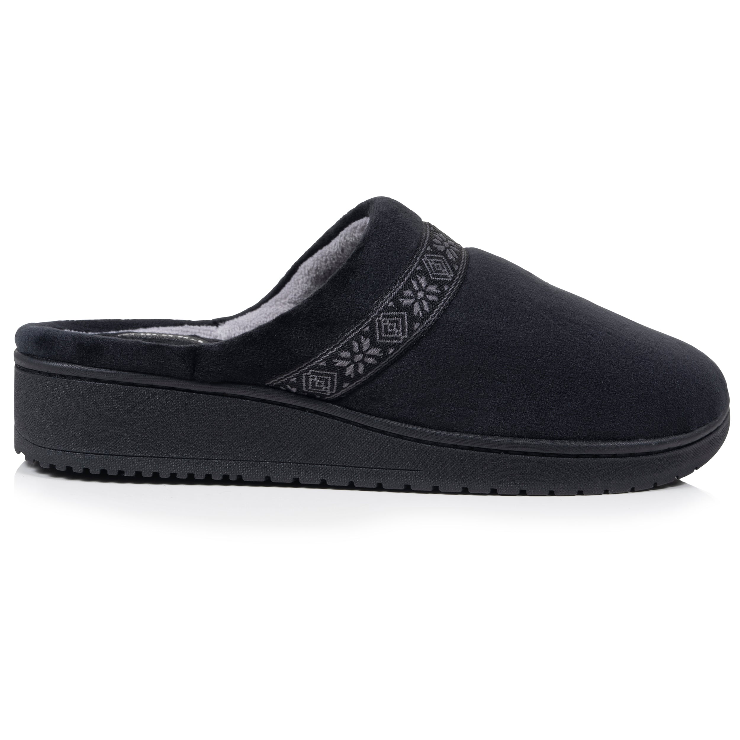 isotoner-chaussons-mules-femme-talon-3-7-cm-noir image 8