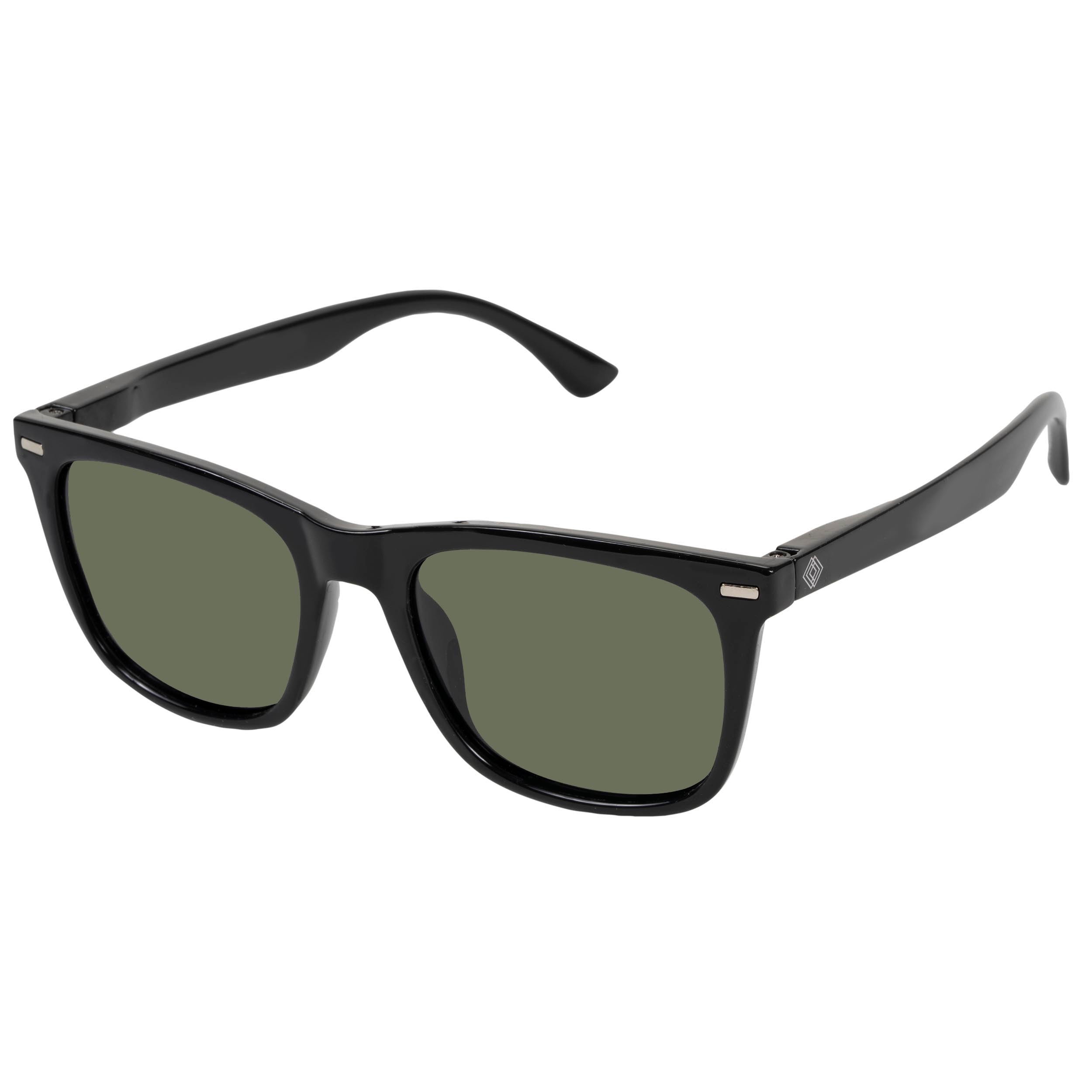 isotoner-lunettes-de-soleil-rectangulaire-vert-noir-polaris-es image 2