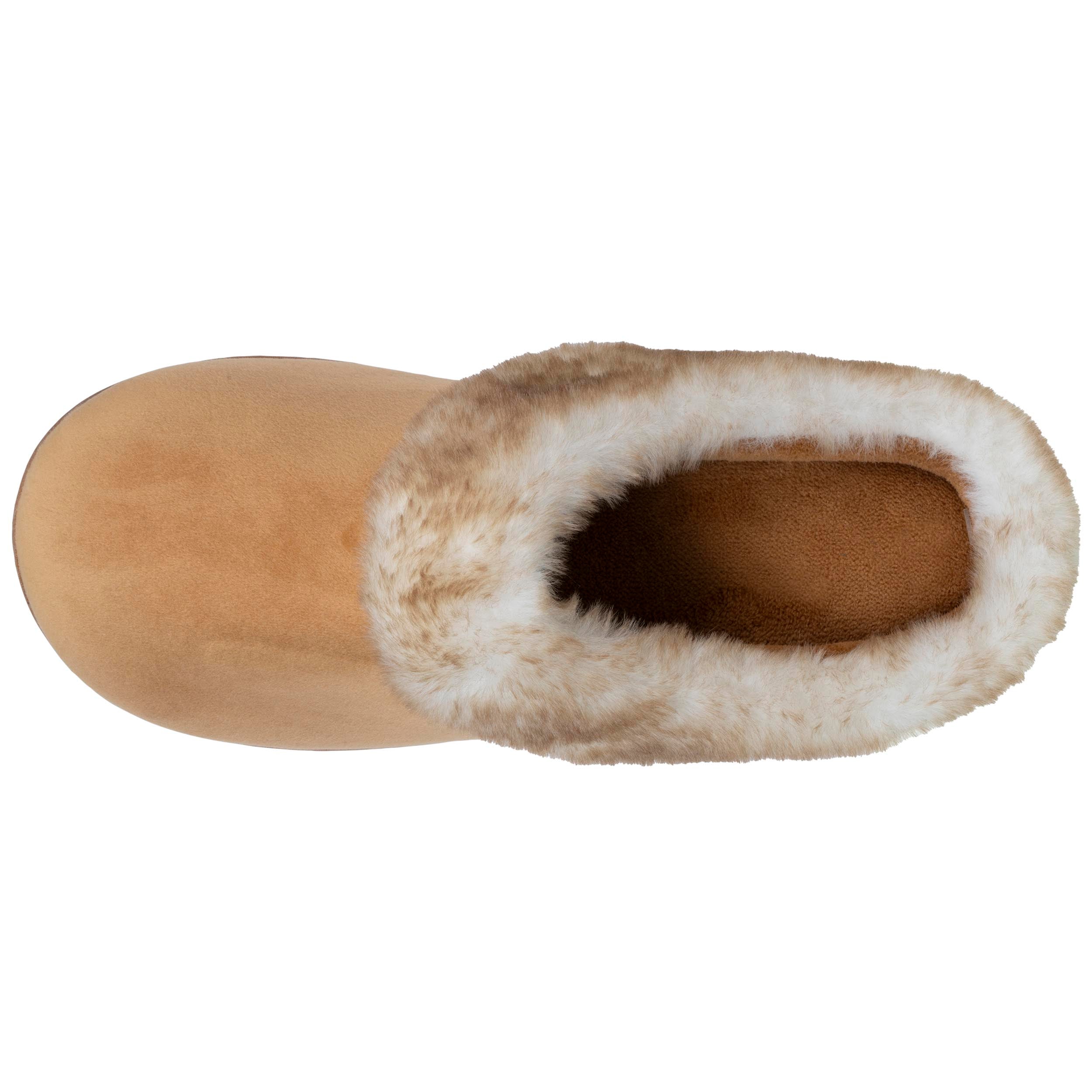 isotoner-chaussons-mules-femme-talon-plateforme-camel image 3