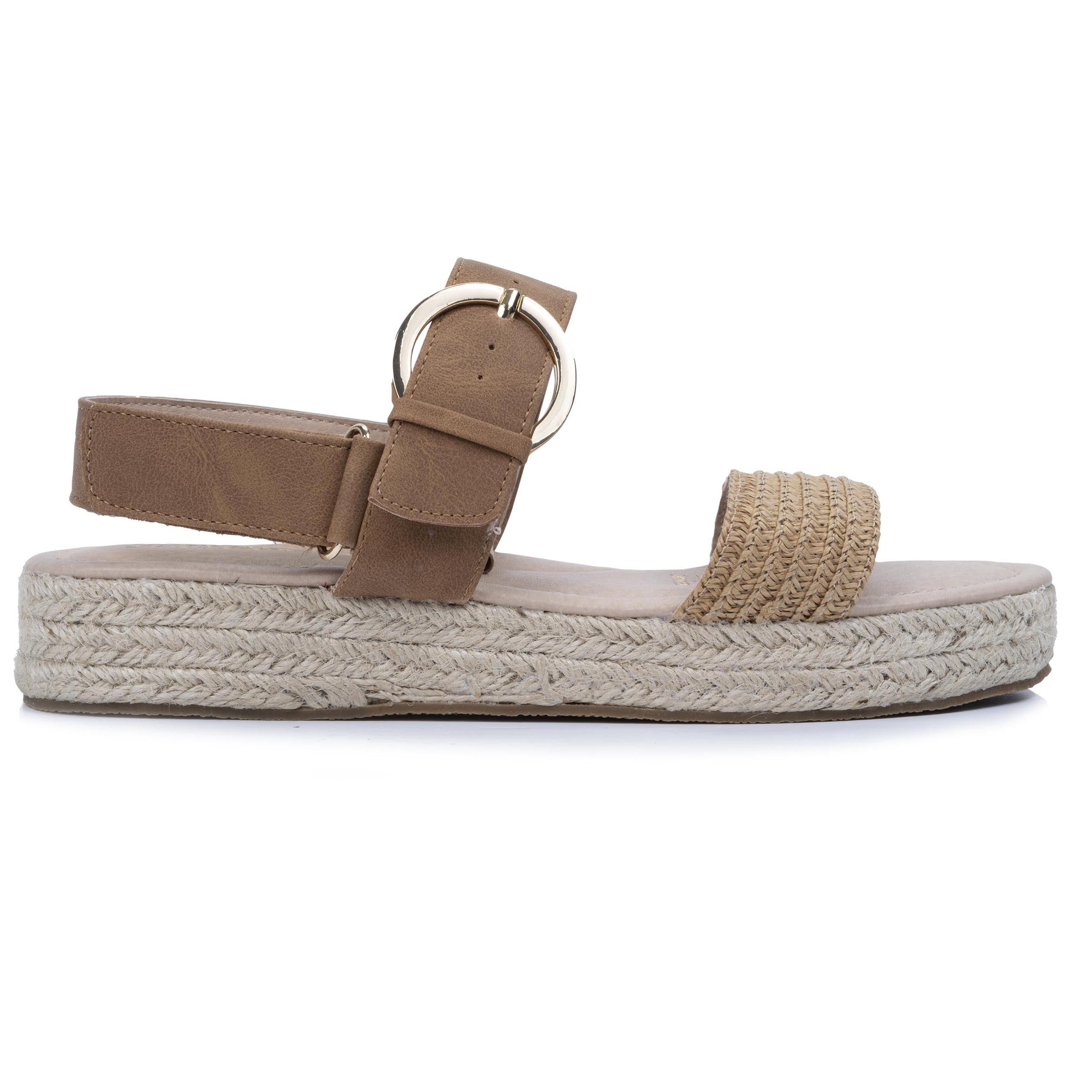 isotoner-sandales-femme-corde-tress-e-camel-m-moire-de-forme image 8