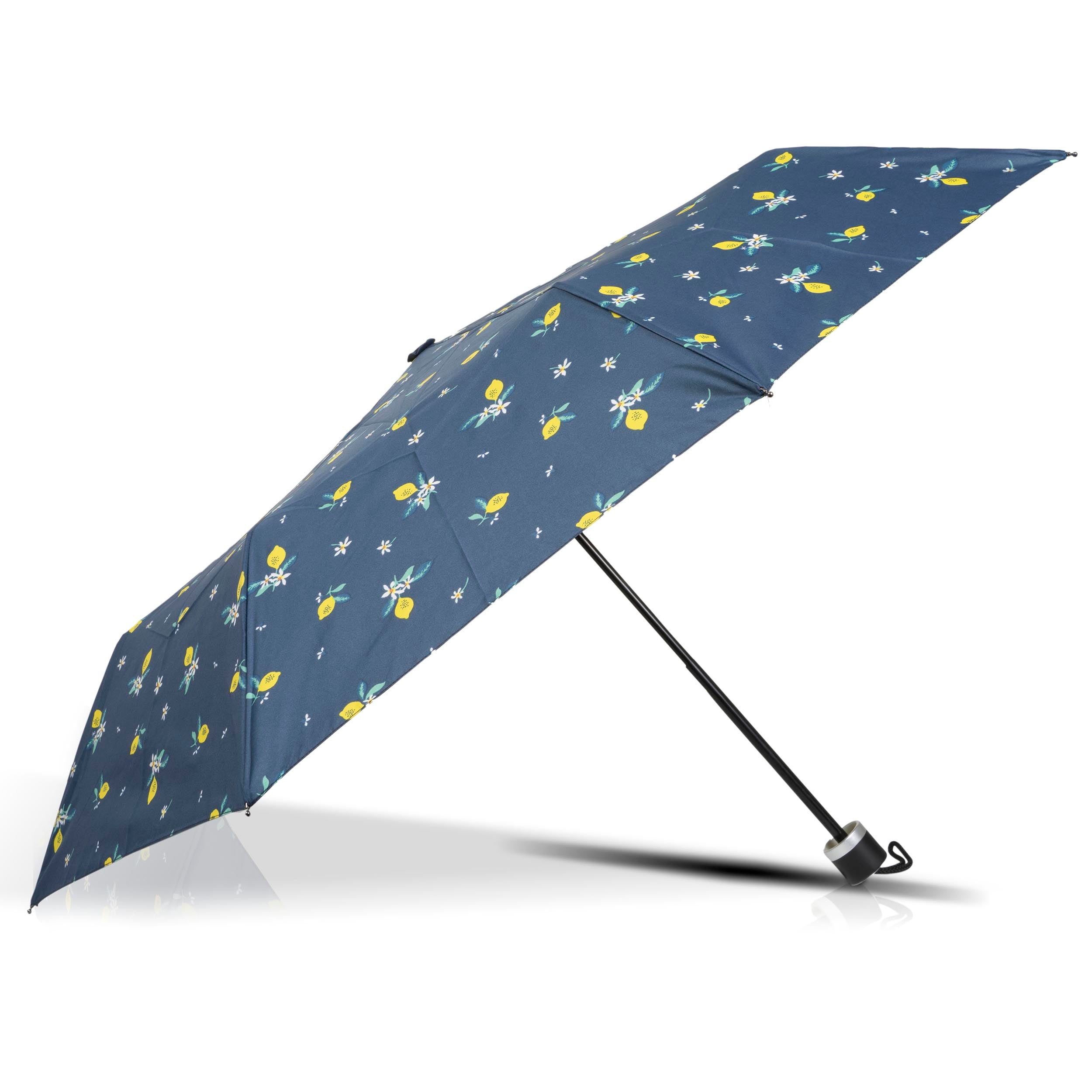isotoner-parapluie-petit-prix-citron-jaune-8-baleines-acier image 2
