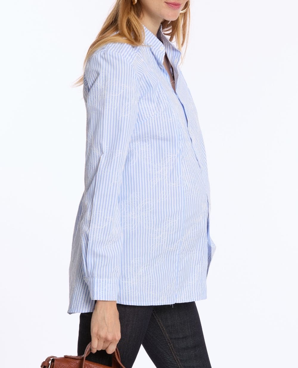 cache-c-ur-chemise-liquette-de-grossesse-et-d-allaitement-camille-bleu image 4