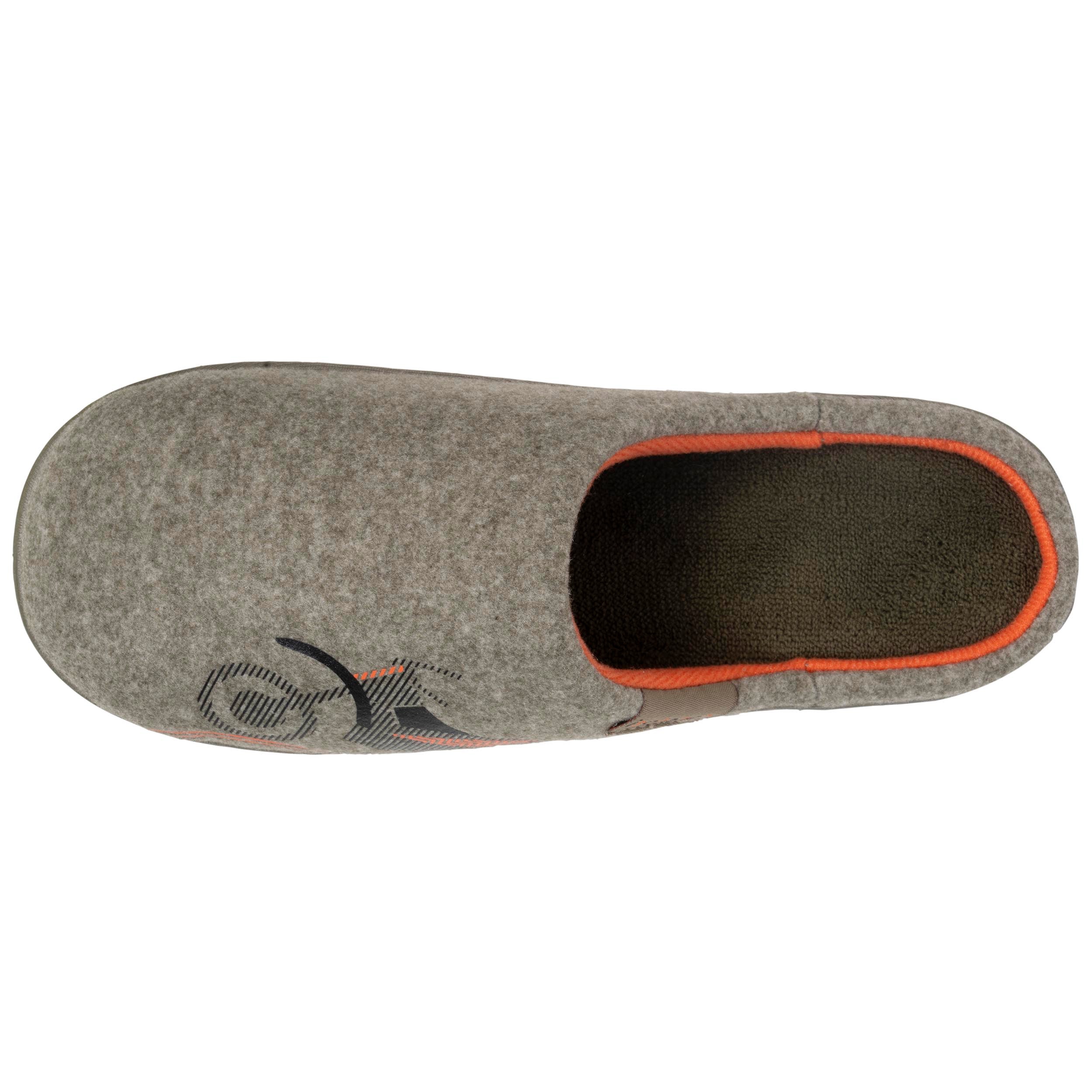 isotoner-chaussons-mules-junior-moto-kaki-chin-gar-on image 2