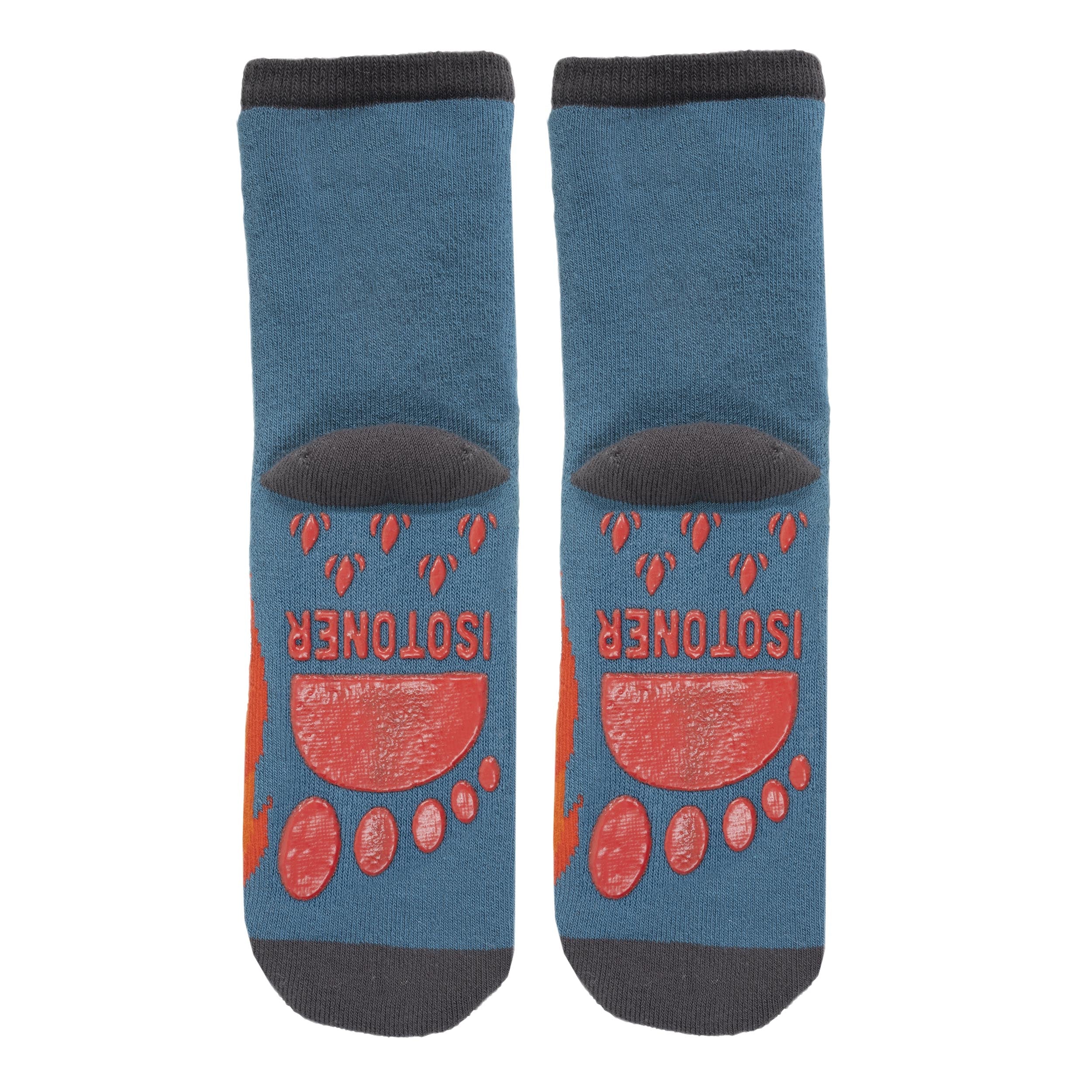 isotoner-chaussettes-antid-rapantes-gar-on-bleu-pompier-5-8-ans image 3